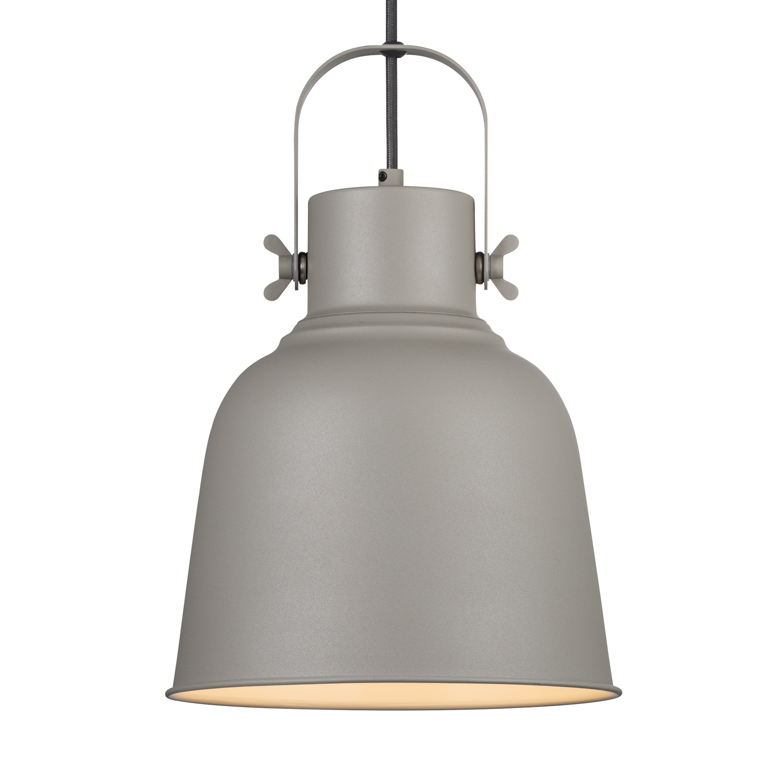 Adrian pendant light with metal shade