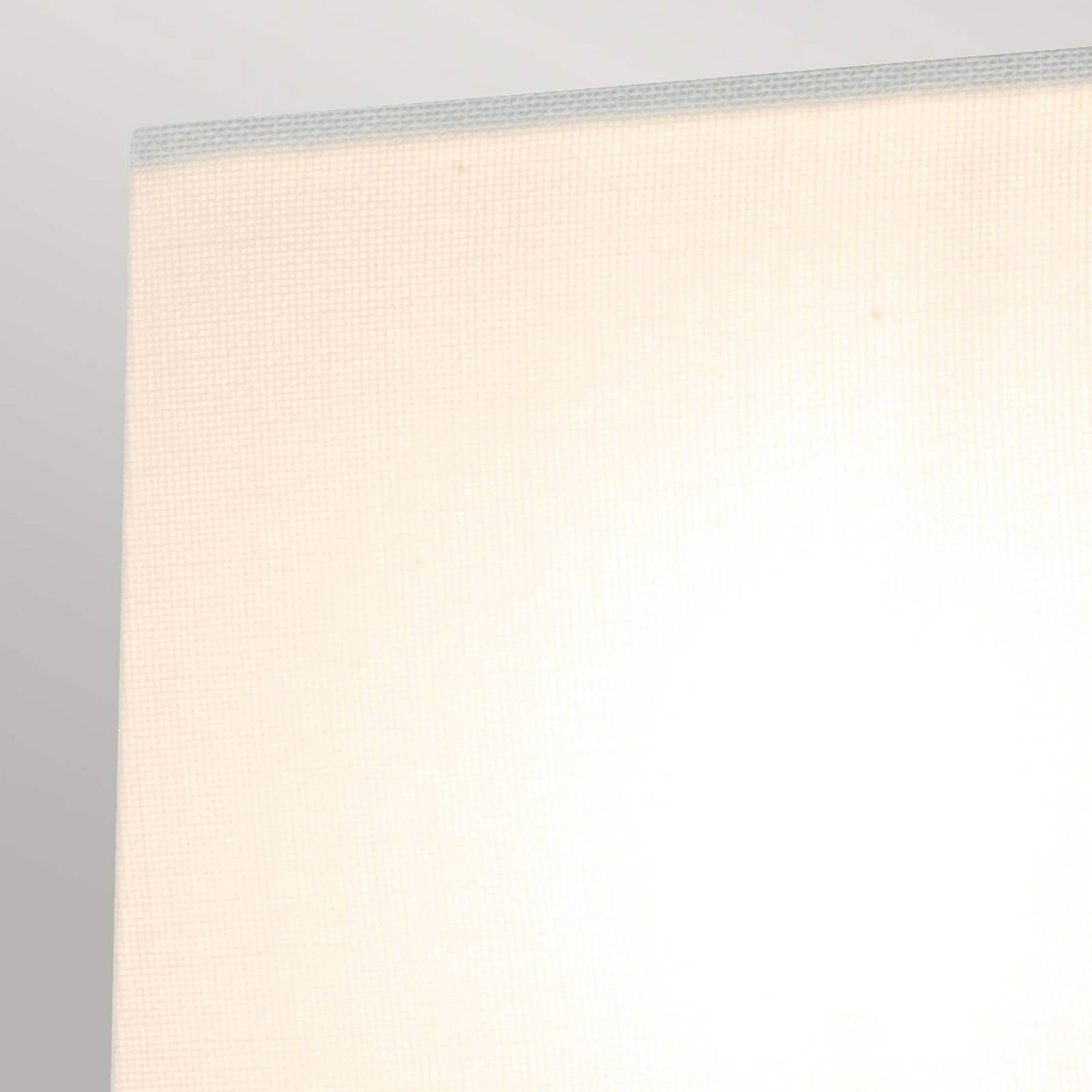 E-shop Malé nástenné svietidlo Swirl s ľanovým tienidlom, starožitná biela