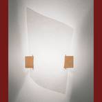 Dizajnérske nástenné svetlo PLAN B, svetlé drevo