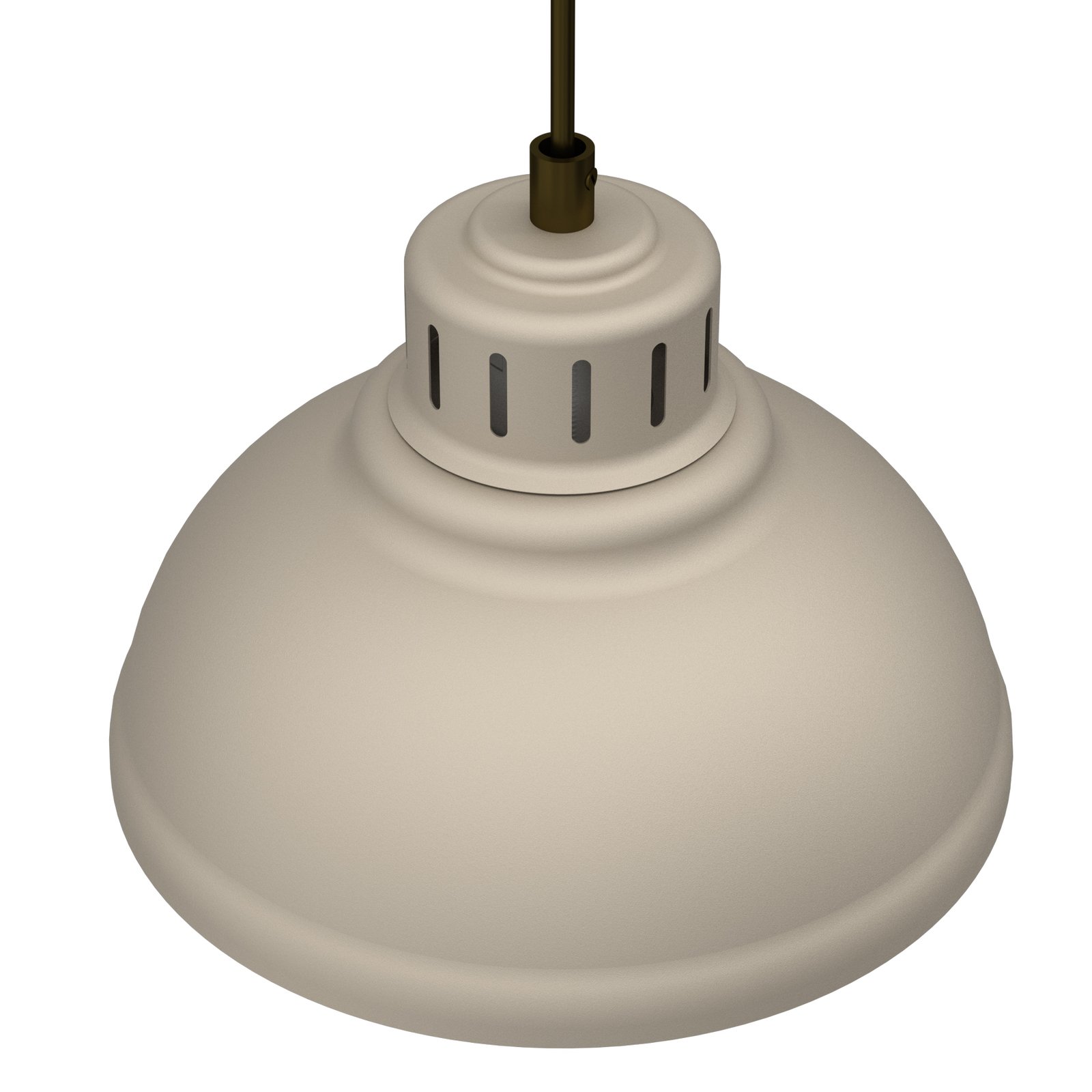 Suspension Sven, à 1 lampe, beige, acier