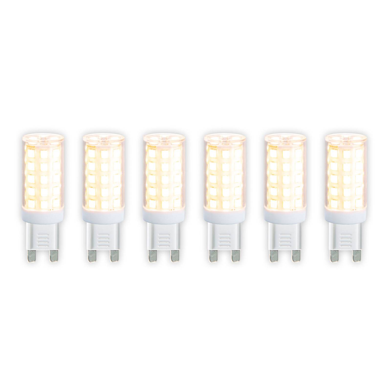Image of Ampoule broche LED G9 5,5W blanc chaud, 557 lm x6 4003222883204