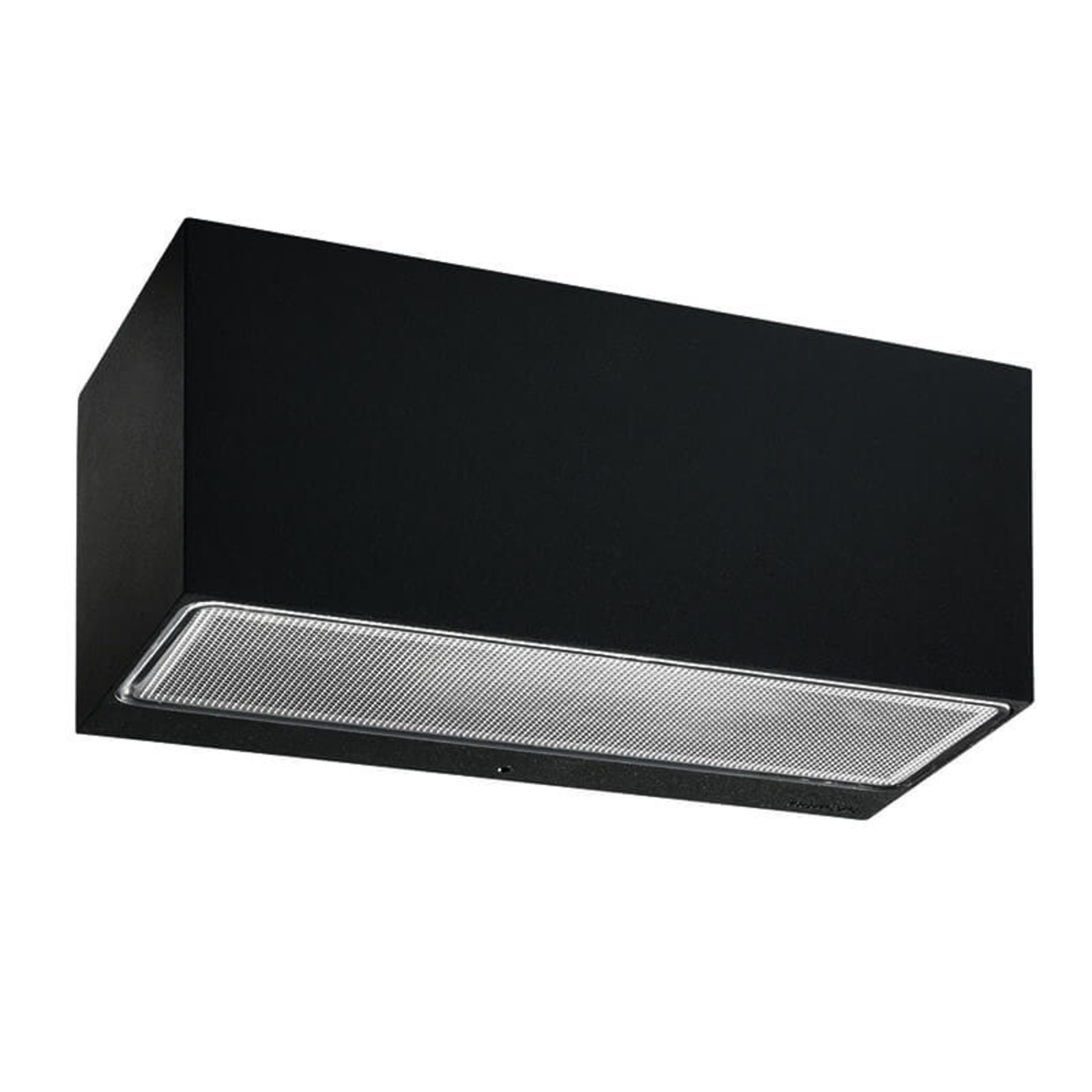 Asker Big Up/Down LED Aplique Exterior Bidireccional Negro - Norlys