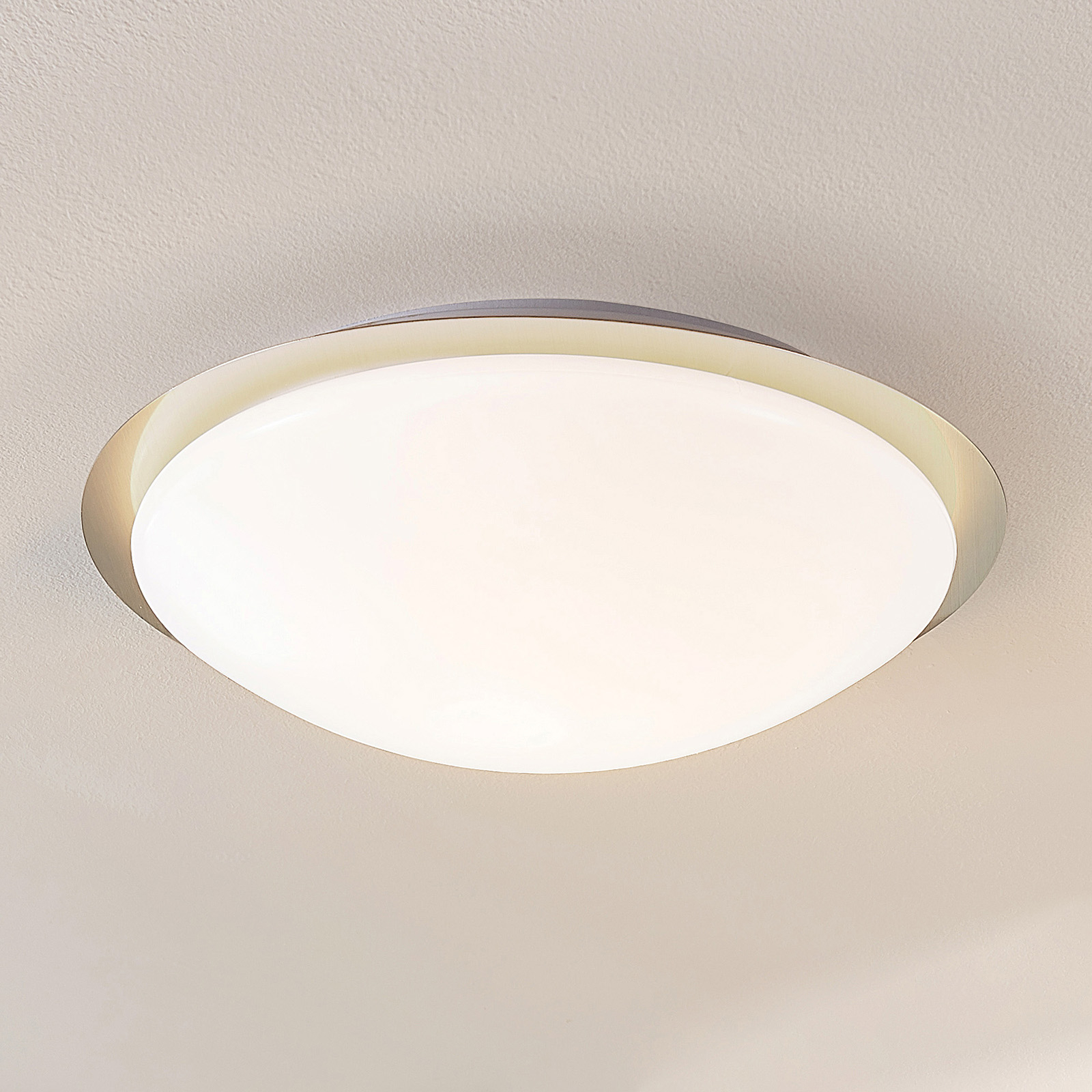 ELC Ocean LED ceiling light, dimmable 3,000 K, for Bathroom, plastic, 12 W, energy efficiency: A+, H: 9.5 cm