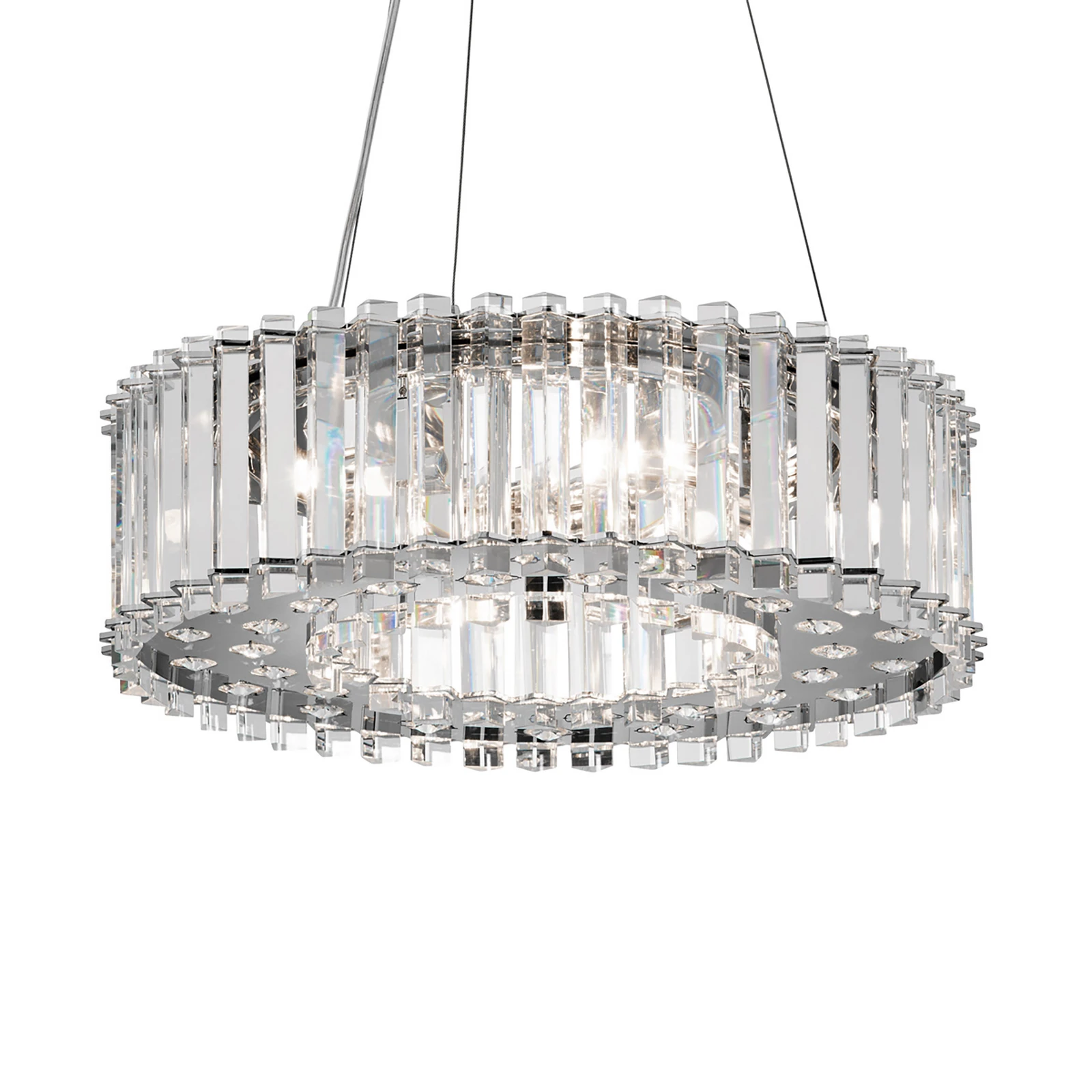 LED-Hängeleuchte Crystal Skye Ø 43,8 cm