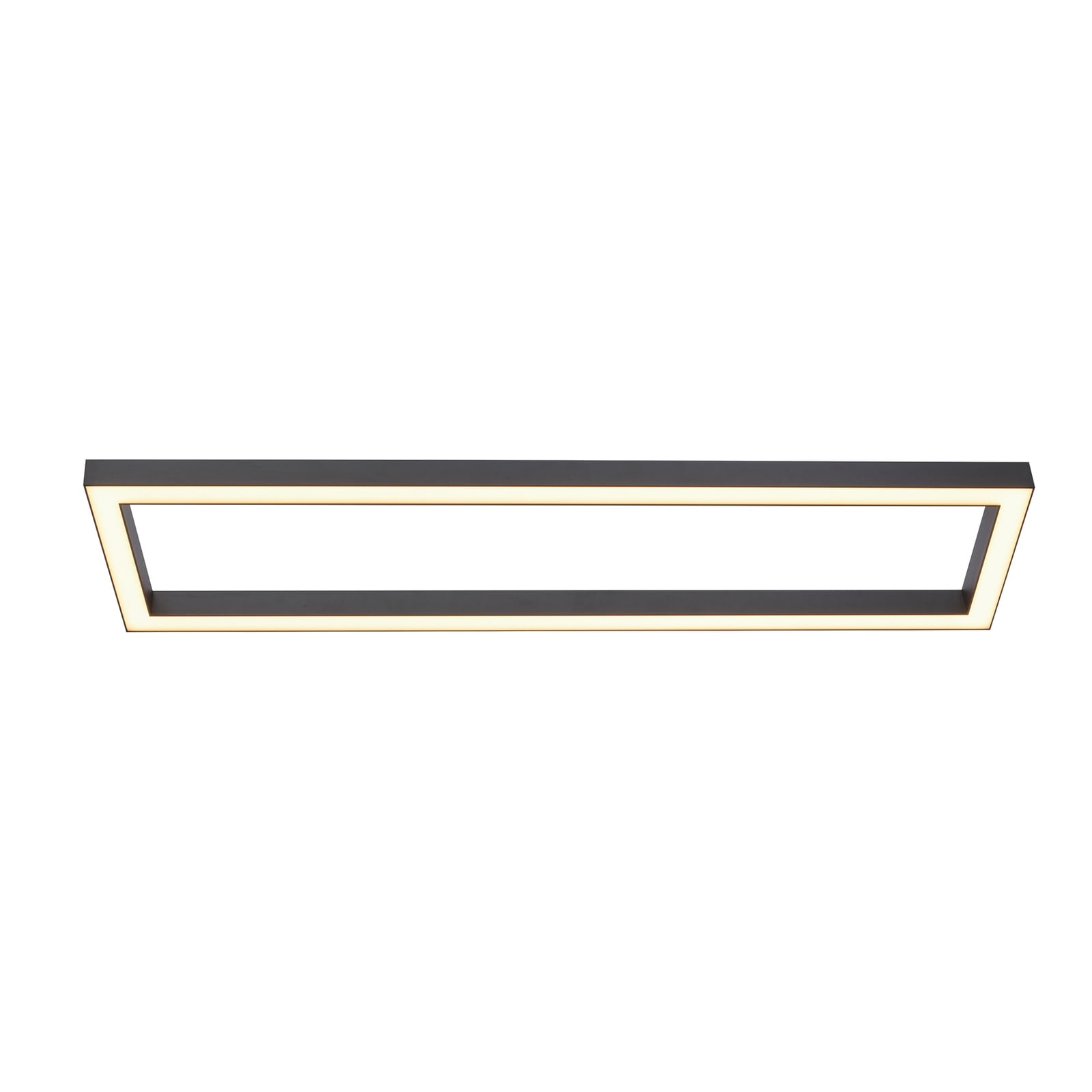 Lines Square LED-Deckenlampe, 110cm, graphite, Remote - PURE Lines Square LED-Deckenlampe, 110cm, graphite, Remote - PURE
