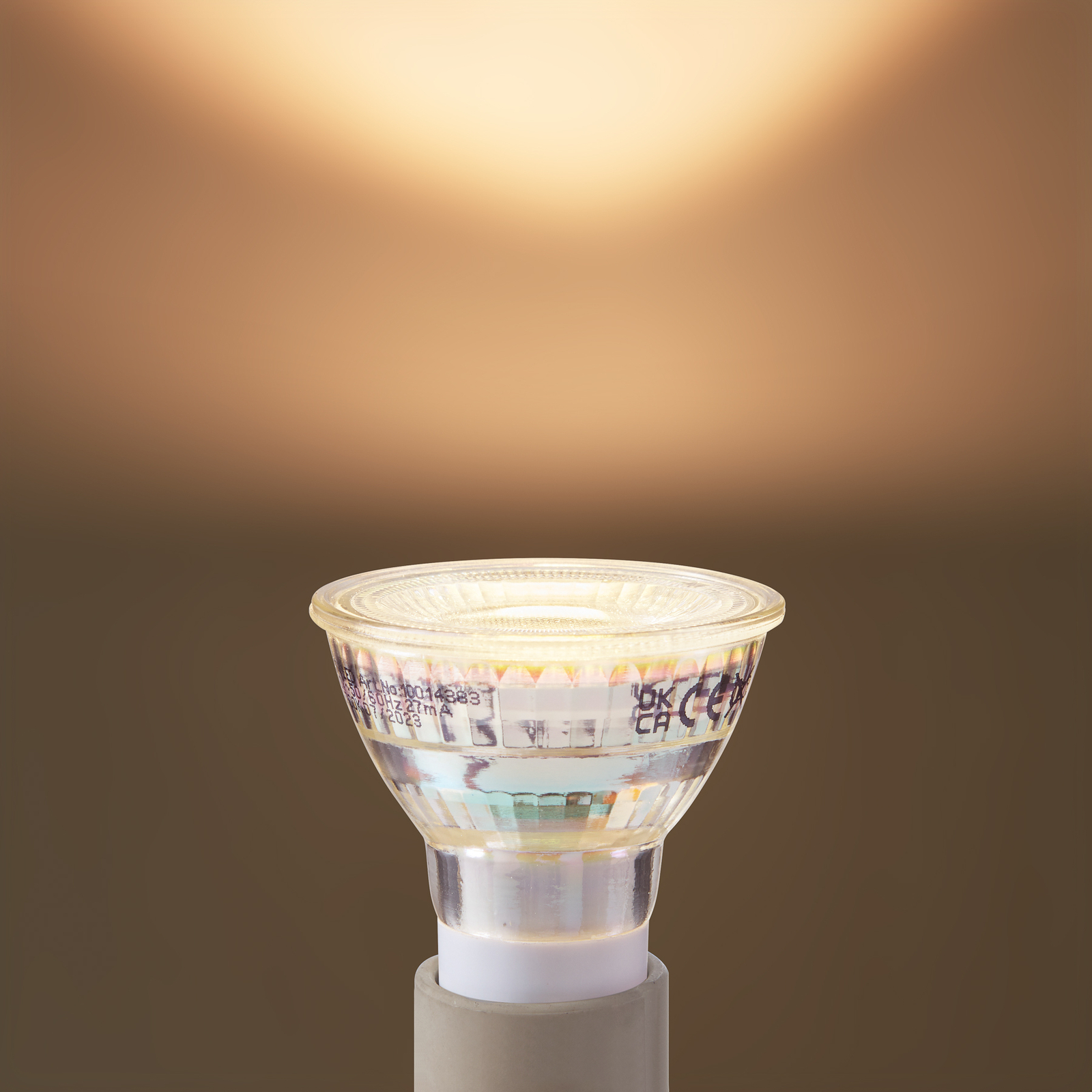 Arcchio LED bulb GU10 4.7W 2700K 850lm glass set of 5