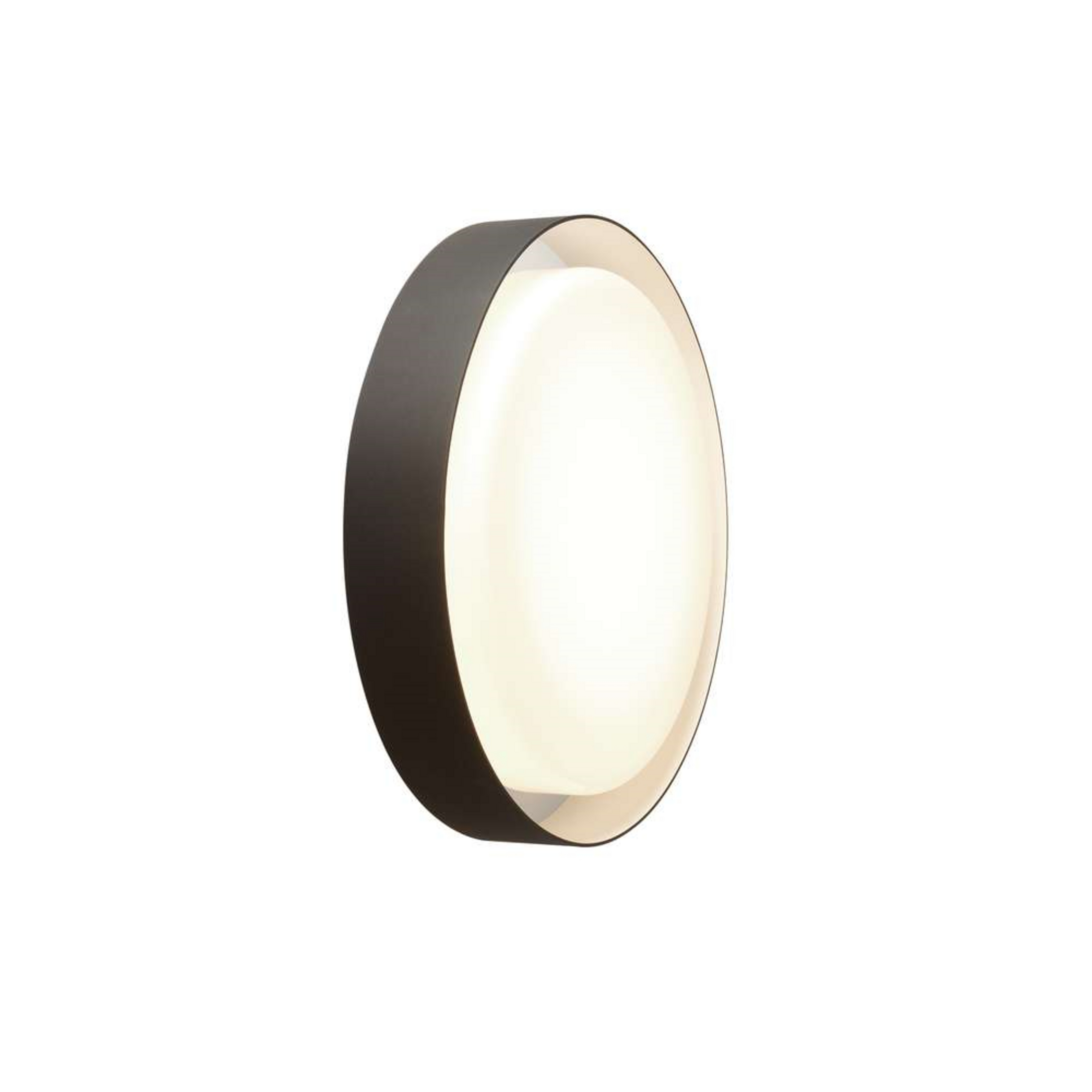 Plaff-On Lampe murale/plafonnier, IP54, noir, Ø 50 cm - Marset