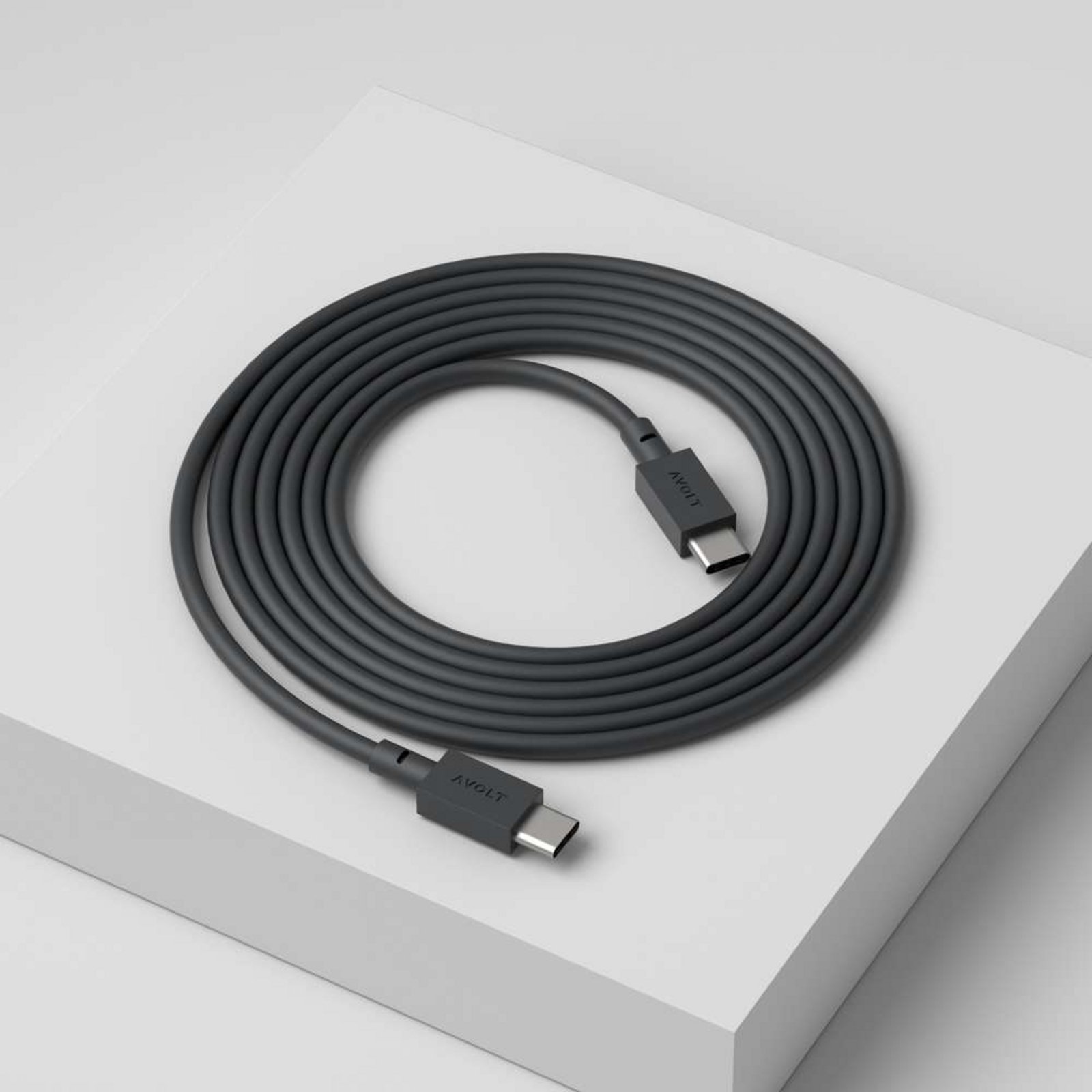 Cable 1 USB-C to USB-C 2m Stockholm Black - Avolt