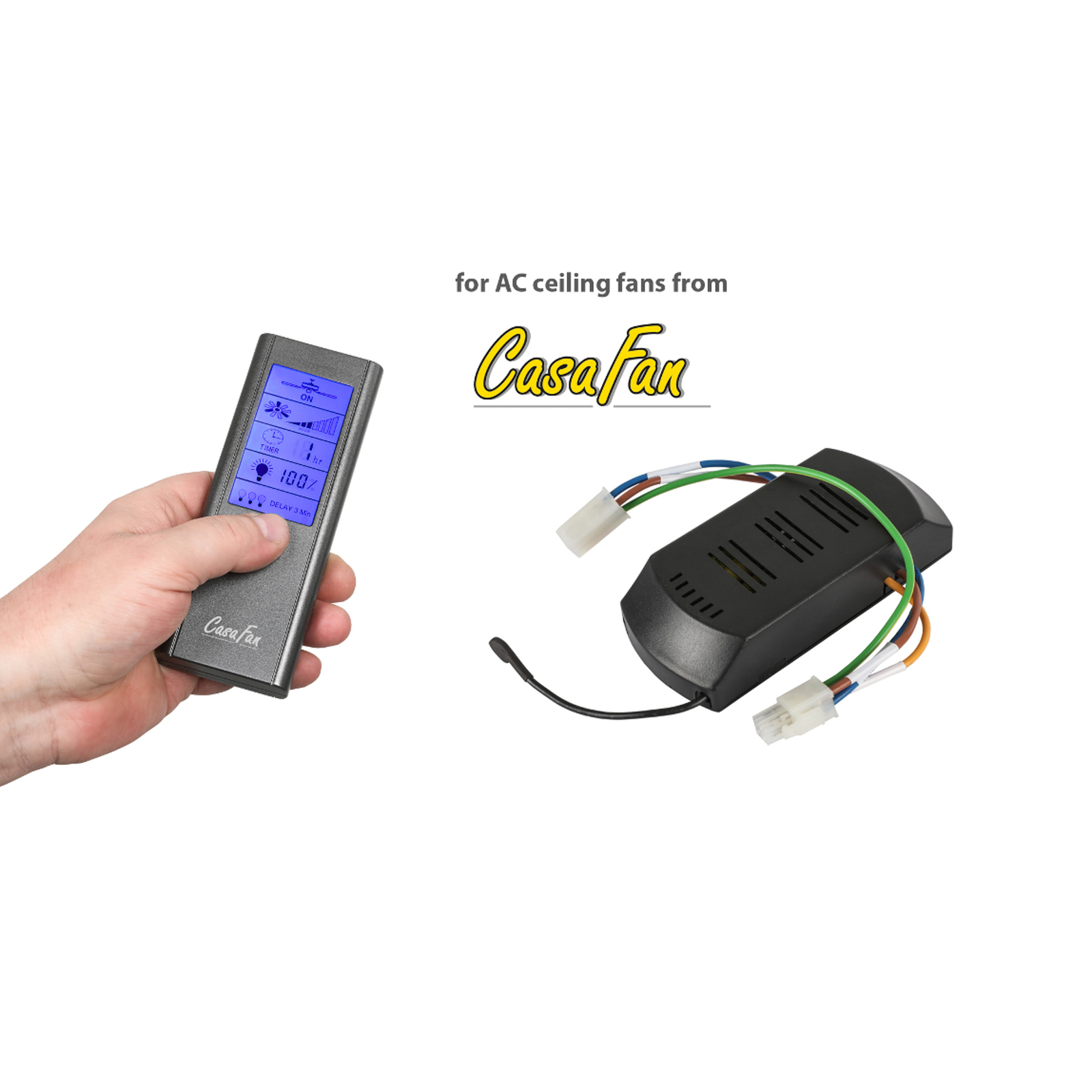 Дистанционно управление FB-FNK-D LCD Touch с регулиране на яркостта