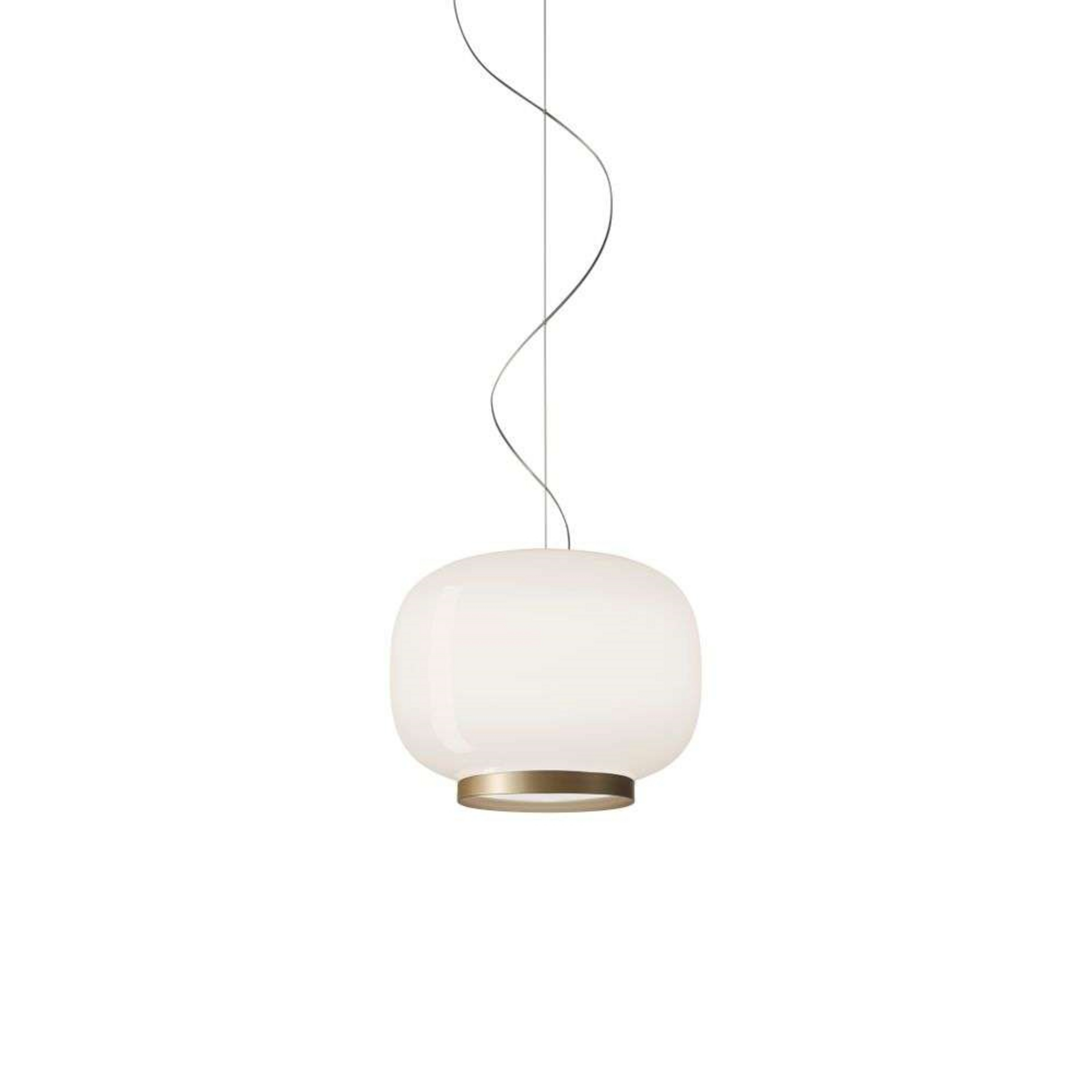Chouchin 1 Reverse My Light hanging light, white/gold - Foscarini