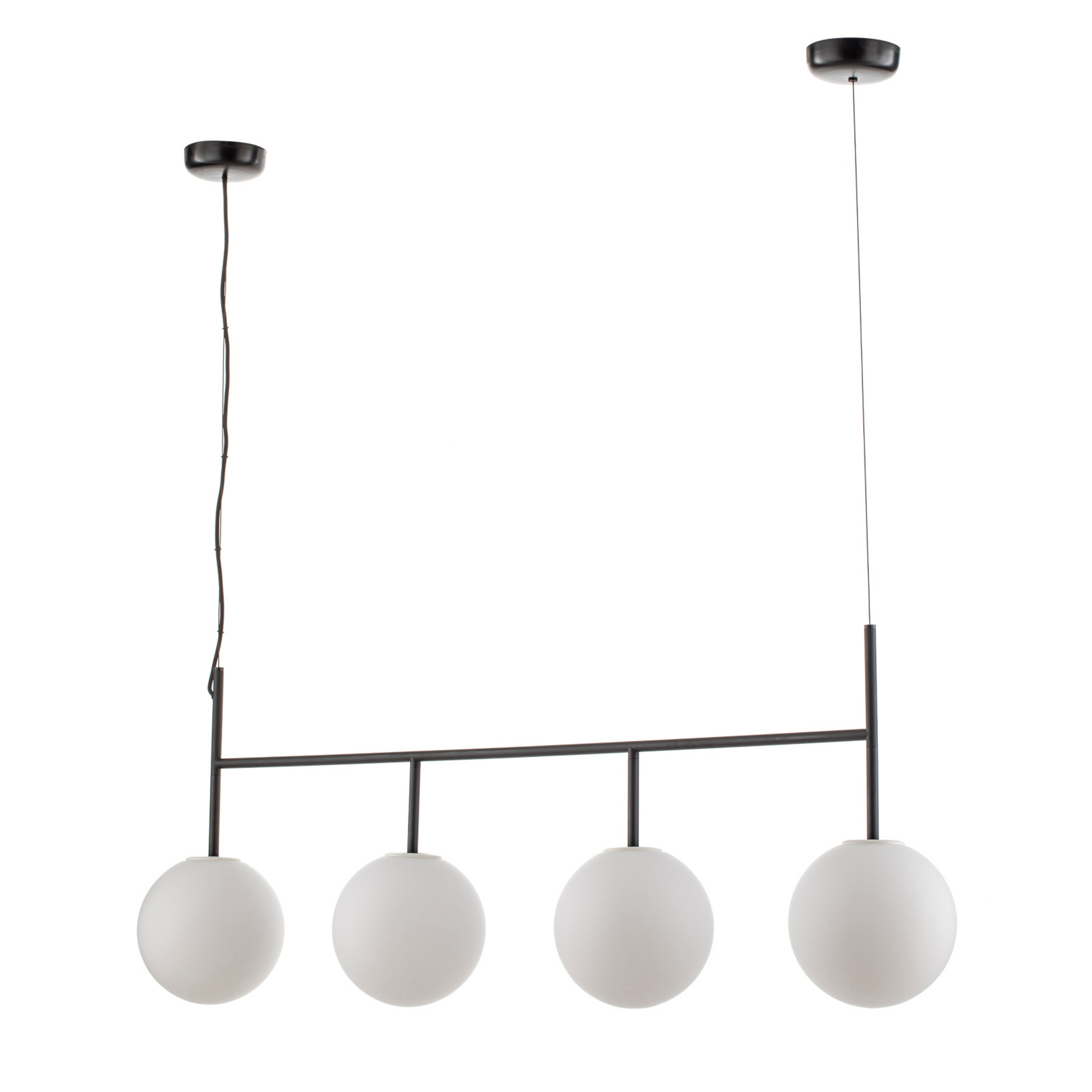 TR Bulb Pendelleuchte, 4flg., schwarz/opal - Audo Copenhagen