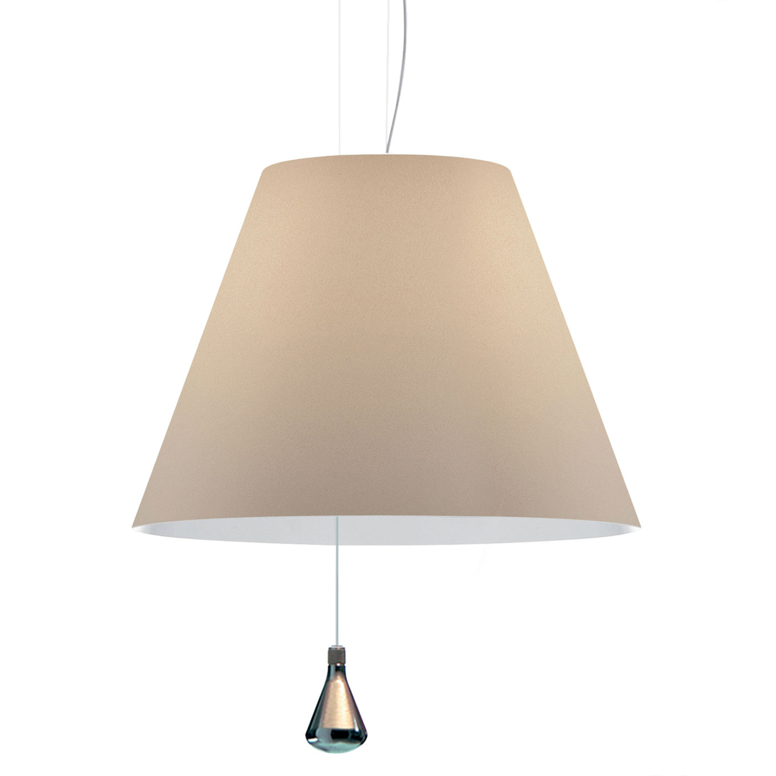 Luceplan Costanza suspension D13sas, nougat