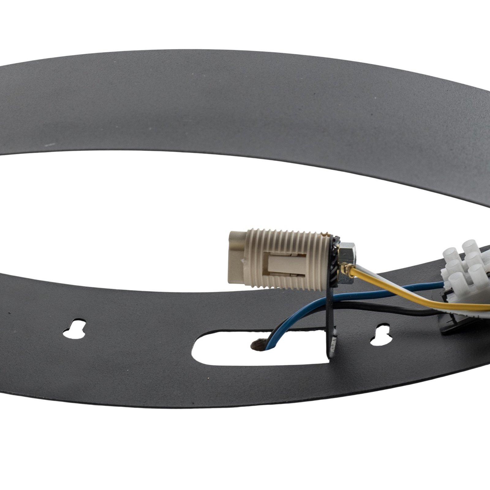 Wandleuchte Tadhg, schwarz, Metall, 35 cm breit, G9 Wandleuchte Tadhg, schwarz, Metall, 35 cm breit, G9