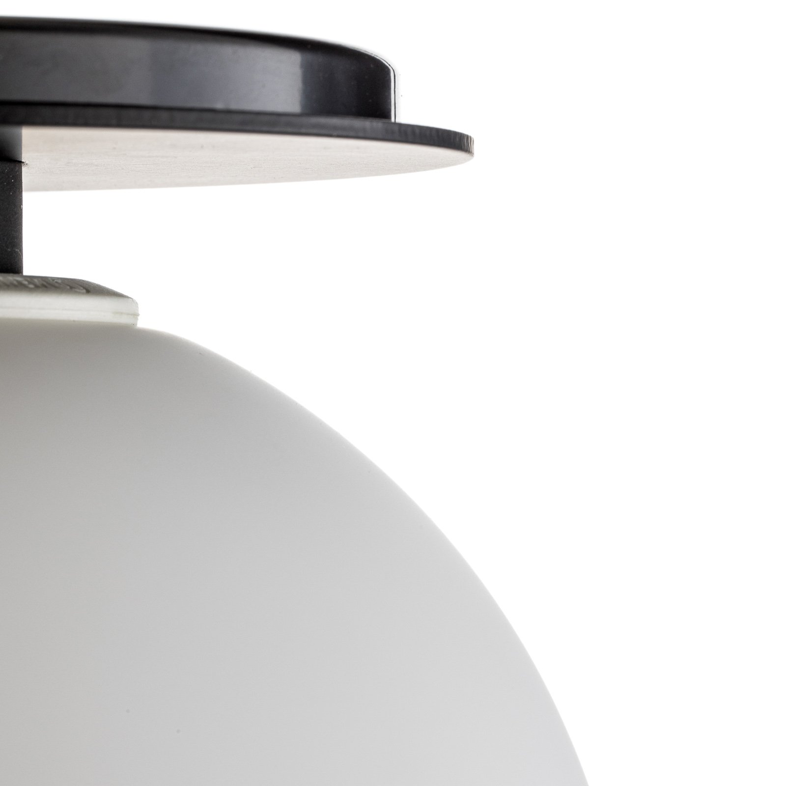 Audo TR Bulb LED plafondlamp zwart/opaal mat