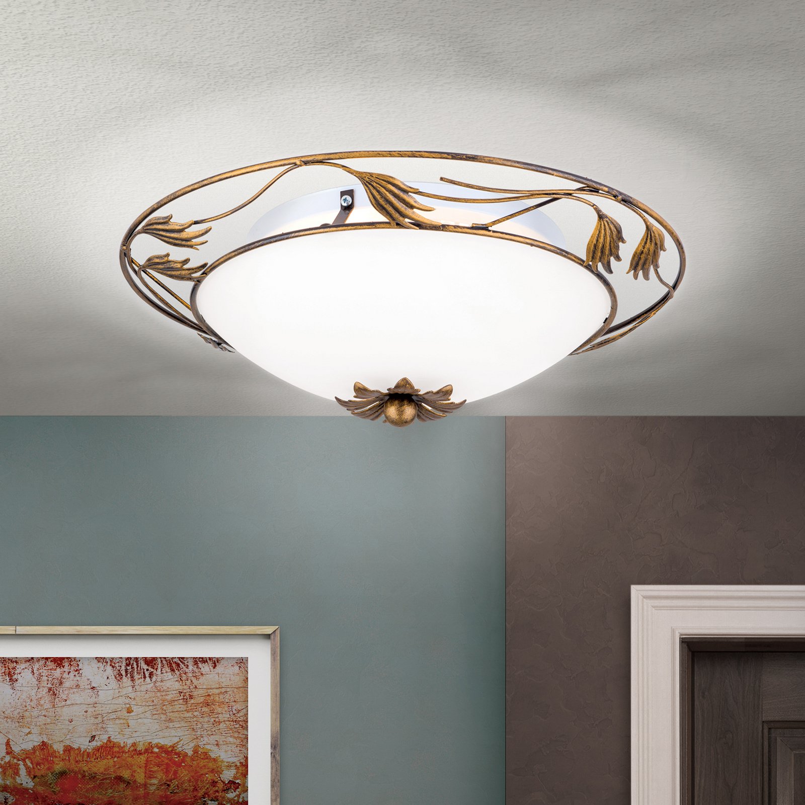 AROSA plafondlamp in landhuisstijl, 40 cm