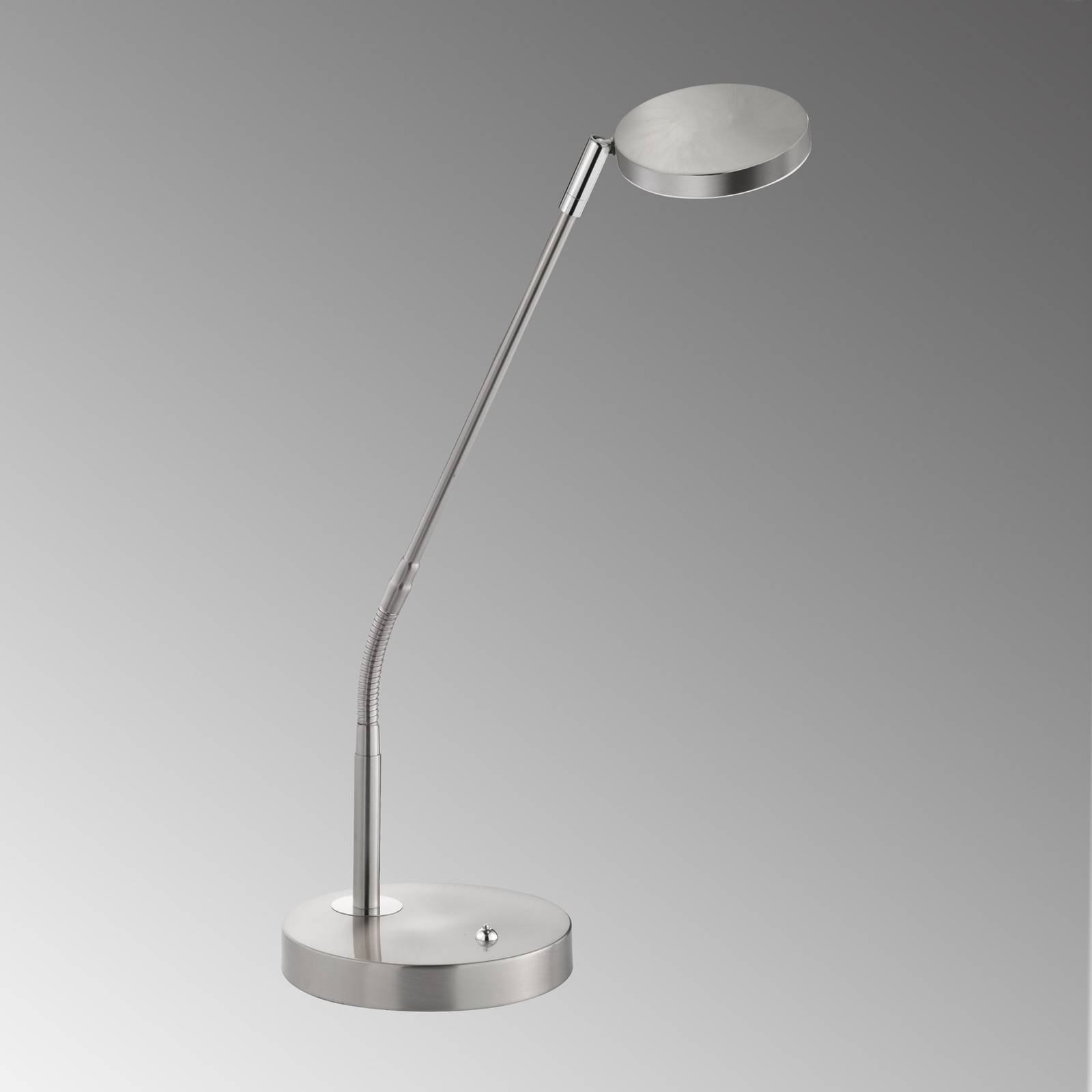 Image of FH Lighting Lampe à poser LED Lunia, dimmable, nickel mat 4052231501555