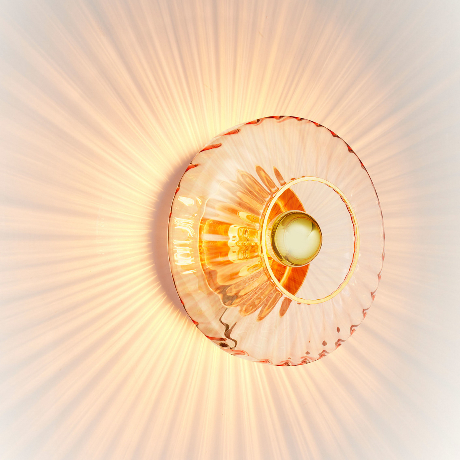 New Wave Optic Væglampe Rose/Gold - Design By Us New Wave Optic Væglampe Rose/Gold - Design By Us
