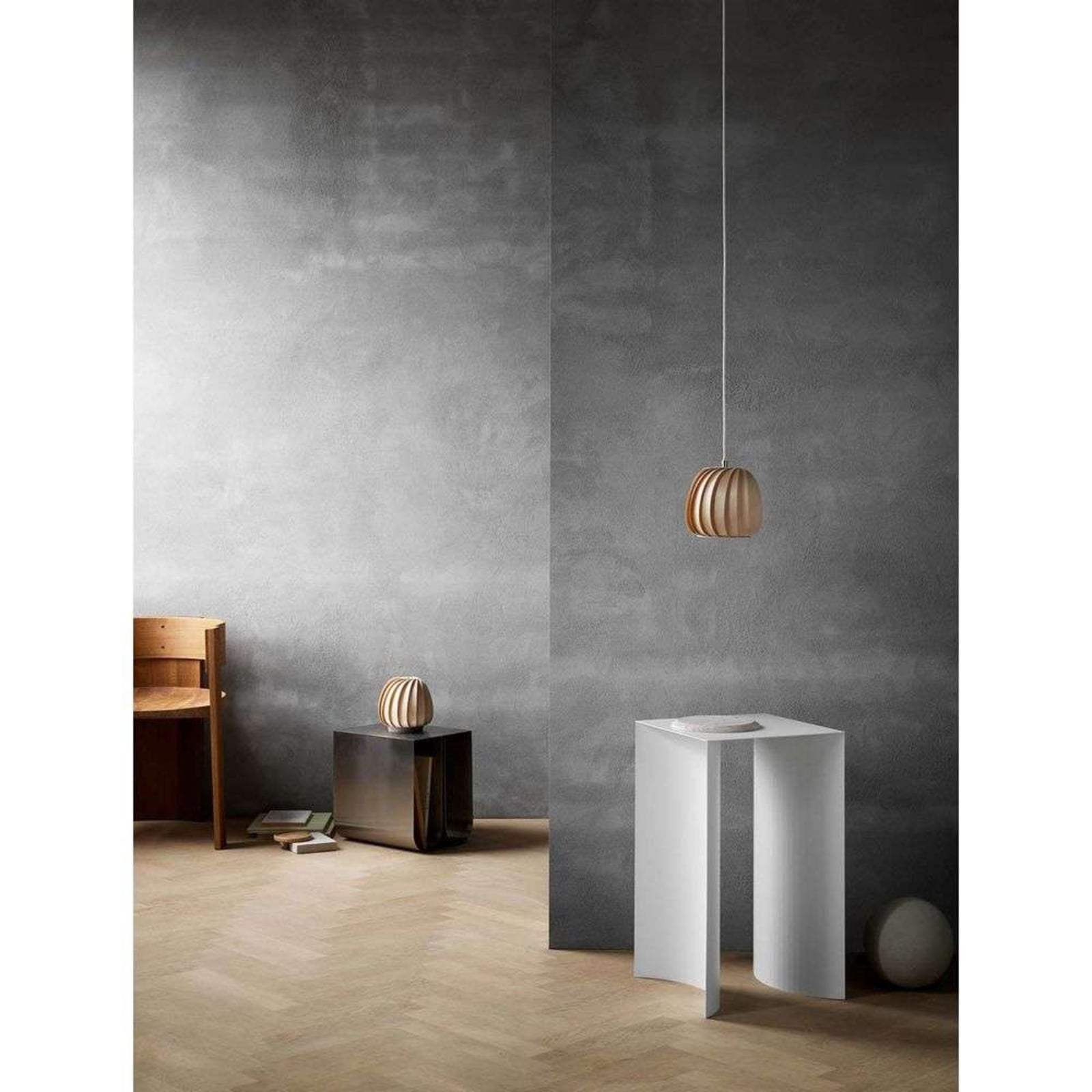 Lampada a sospensione Tom Rossau ST906 Mini, betulla, 17 cm, legno, E27