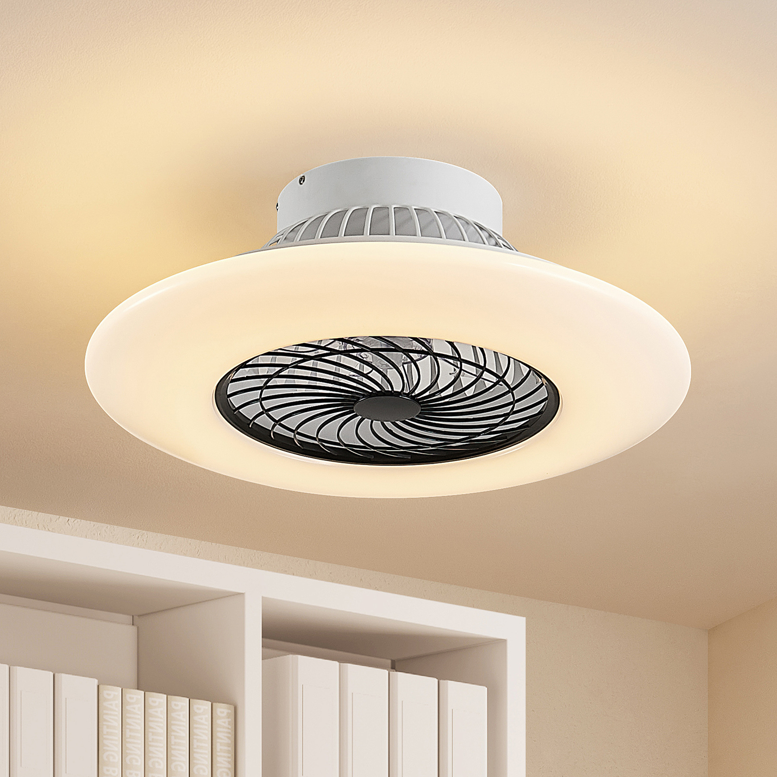 Starluna Arnick LED stropní ventilátor, černá