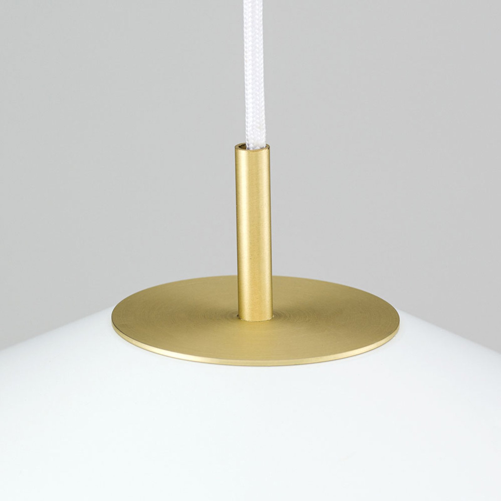 Gourmet LED pendant light, white lampshade