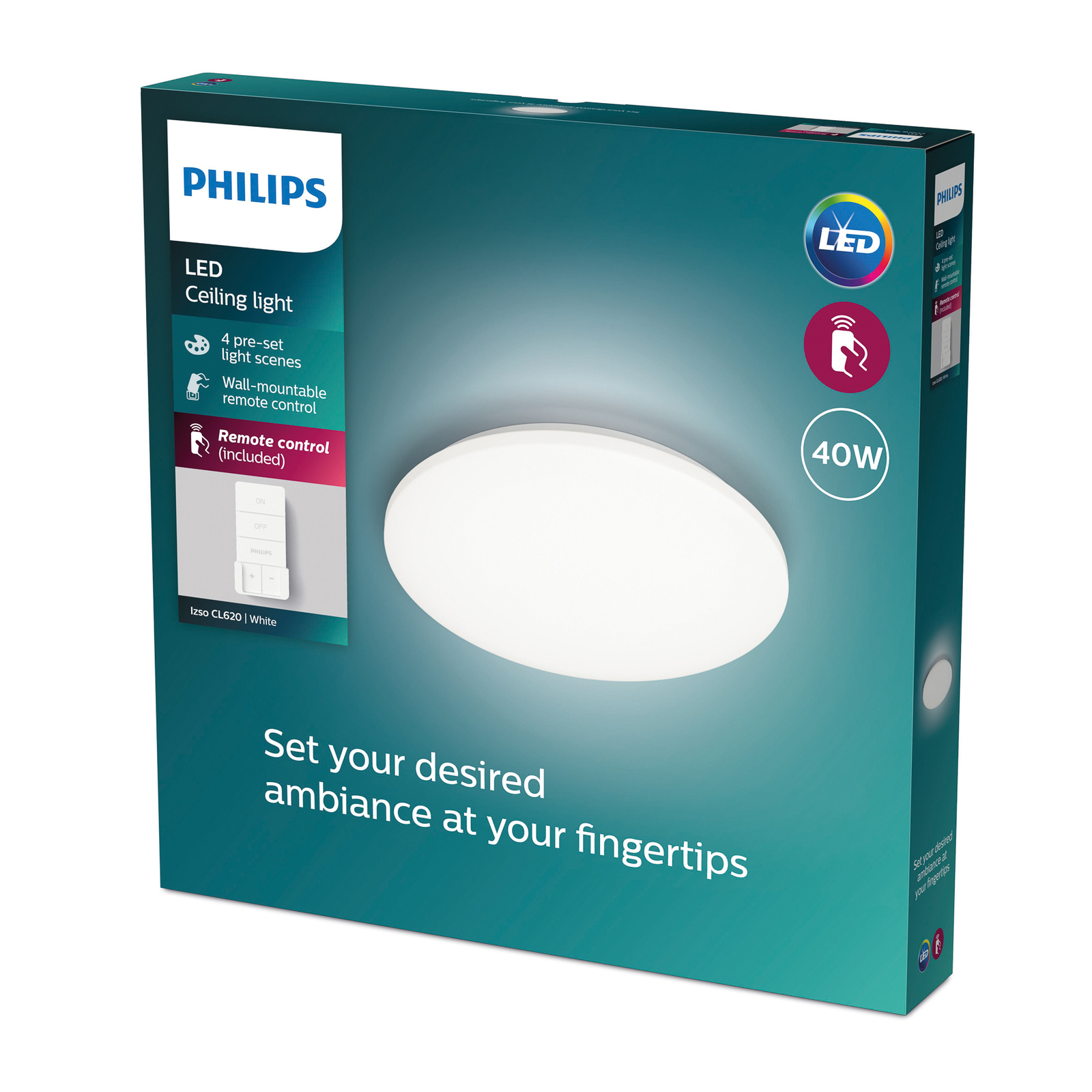 Philips Izso Aio LED plafondlamp Ø 47 cm