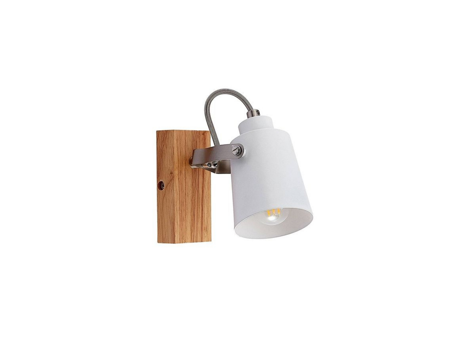 Blana Vägglampa White/Wood - Lindby