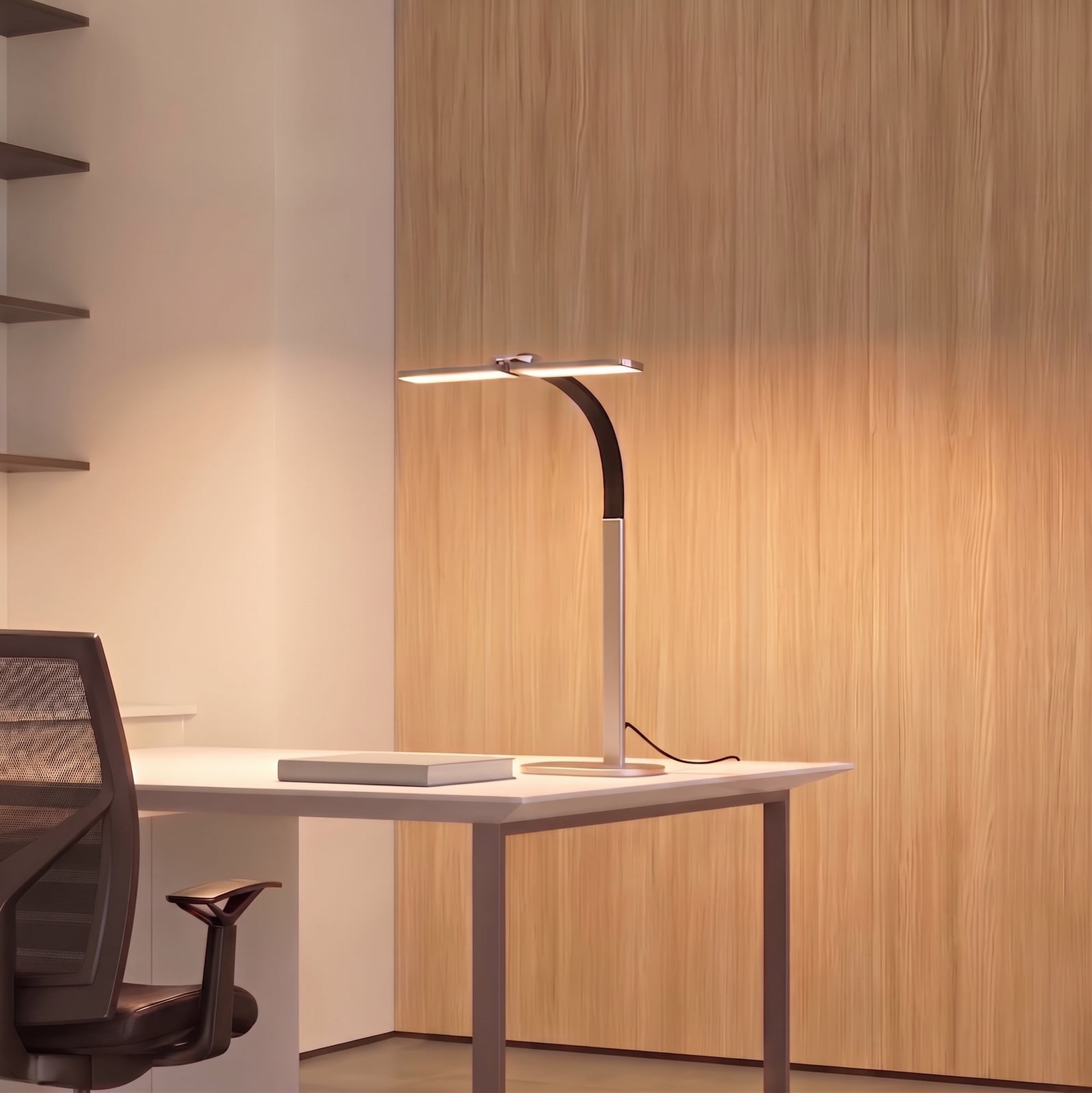 Arcchio LED-Schreibtischleuchte Fynnon, grau, CCT, dimmbar Arcchio LED-Schreibtischleuchte Fynnon, grau, CCT, dimmbar