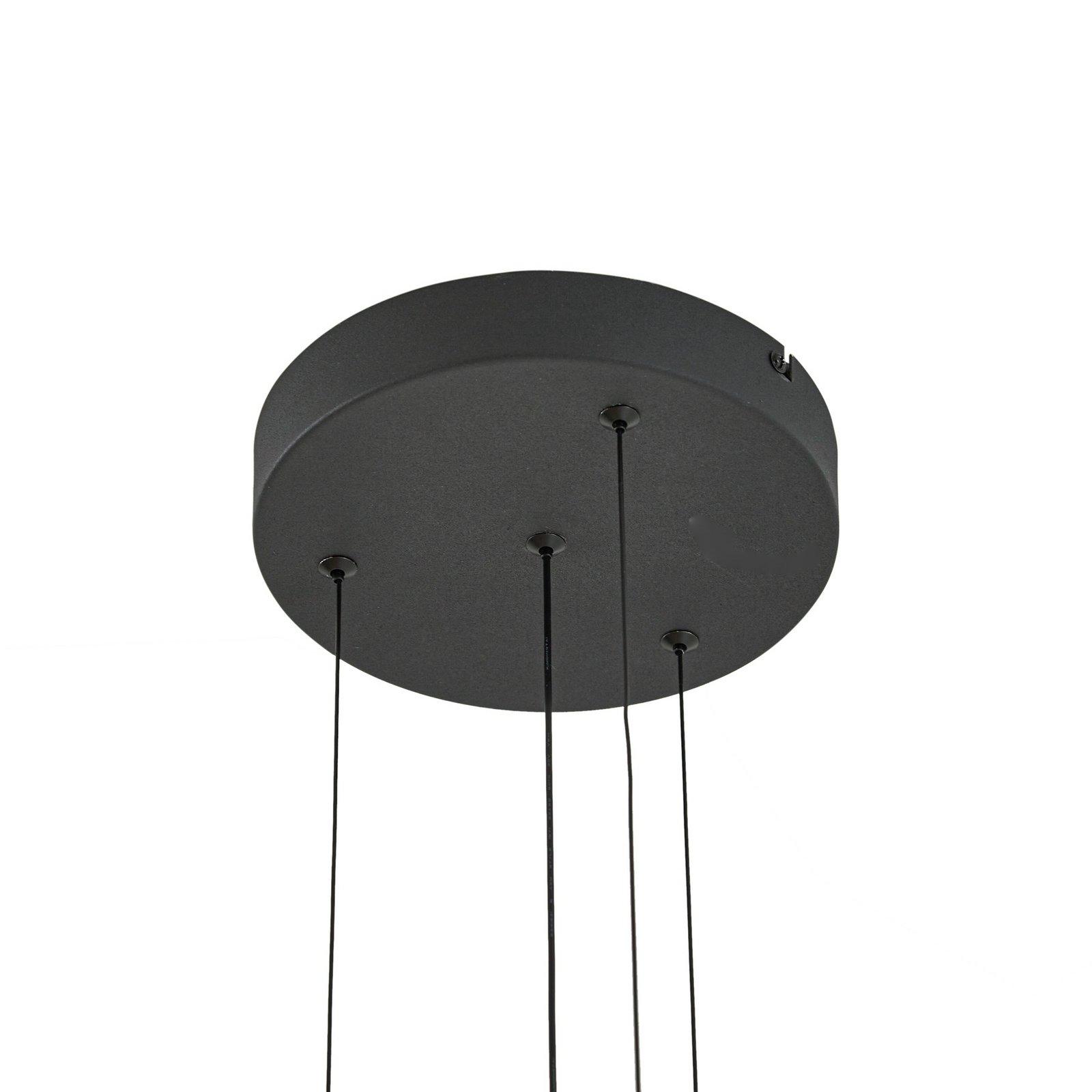 Peldano LED hanglamp, bruin/beige, Ø 50 cm, dimbaar - Lucande Peldano LED hanglamp, bruin/beige, Ø 50 cm, dimbaar - Lucande