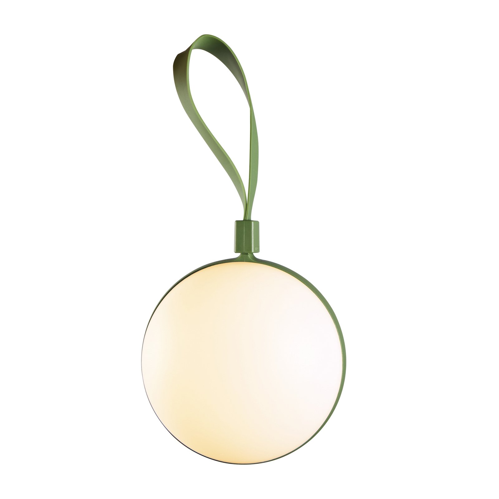 Bring to go LED outdoor light Ø 12 cm white/green