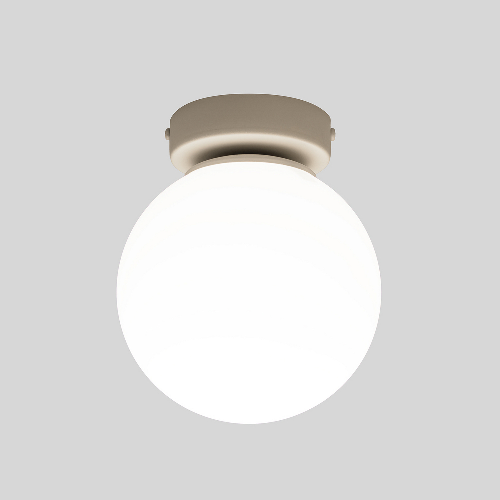 Lampa sufitowa Moonlight, kolor piaskowy, szkło/metal, 1-punktowa