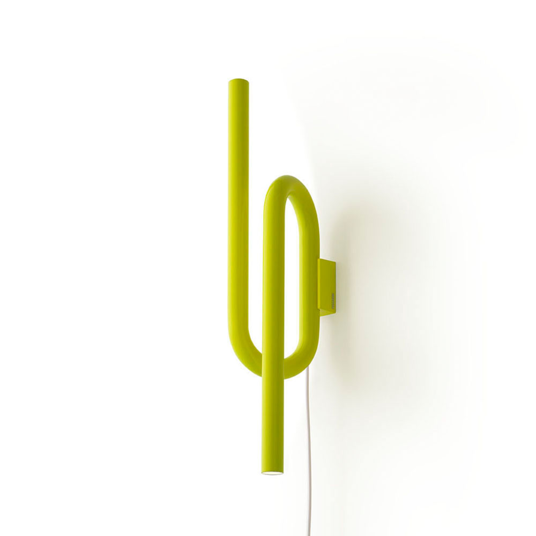FOSCARINI Foscarini Tobia LED wall light with cable yellow, for Living / Dining Room, metal, 12 W, energy efficiency: A+, H: 40 cm