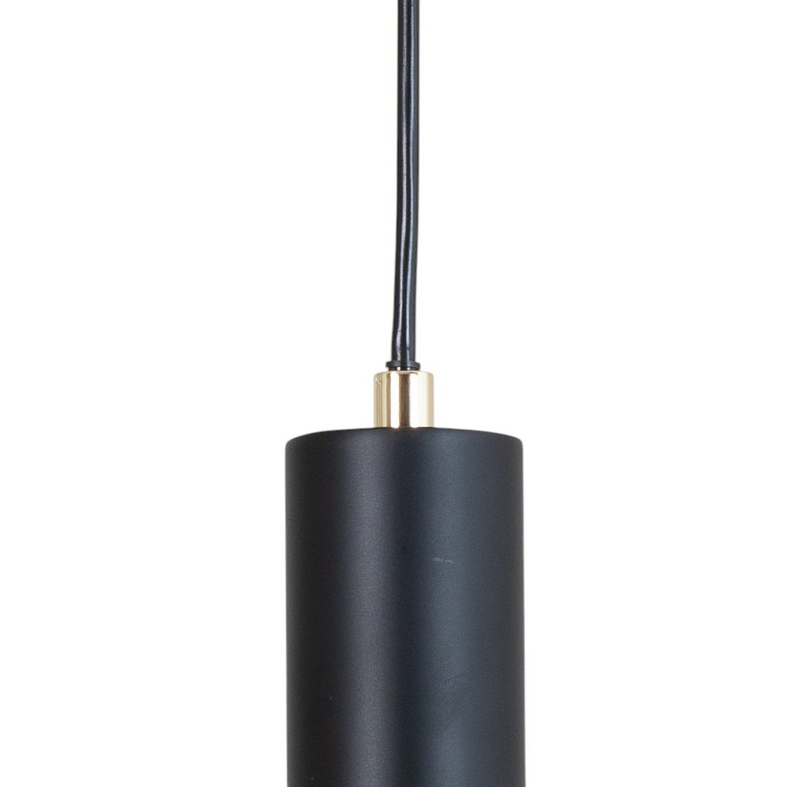Lampada a sospensione Orino, nero/oro, metallo, GU10