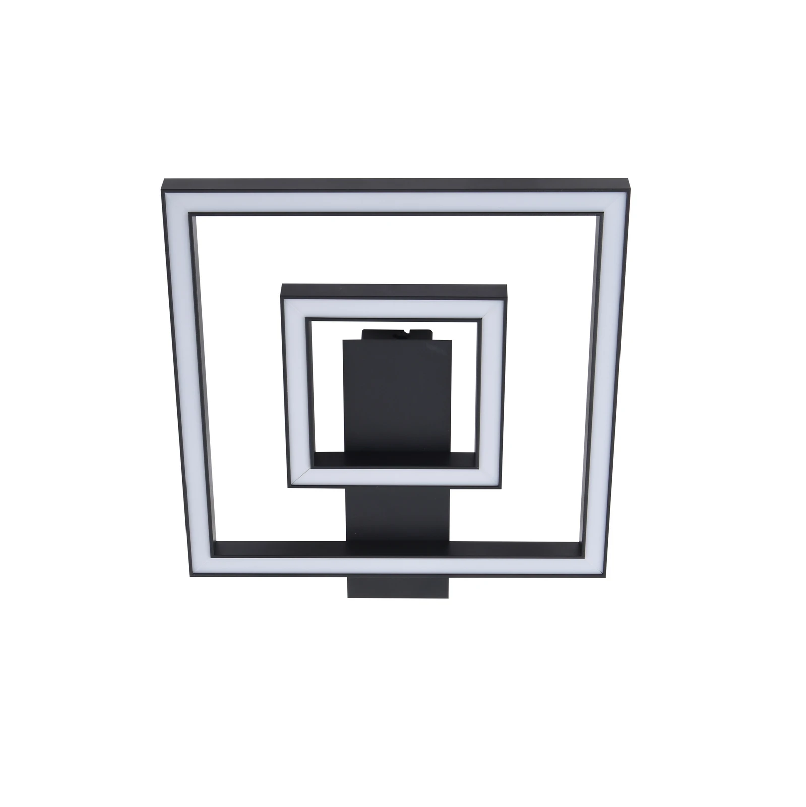 Lindby LED mennyezeti lámpa Madamo, fekete, 30 cm, 3000K, alumínium