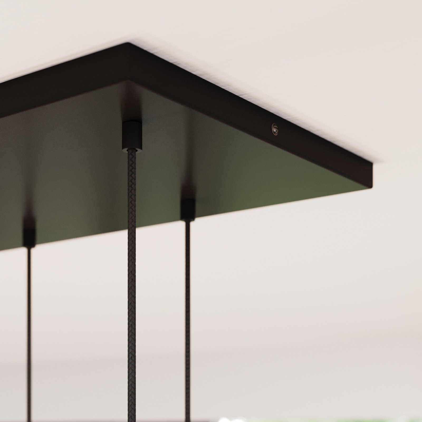 Cubus 8 Pendelleuchte Clear/Smoke/Amber - Euluna