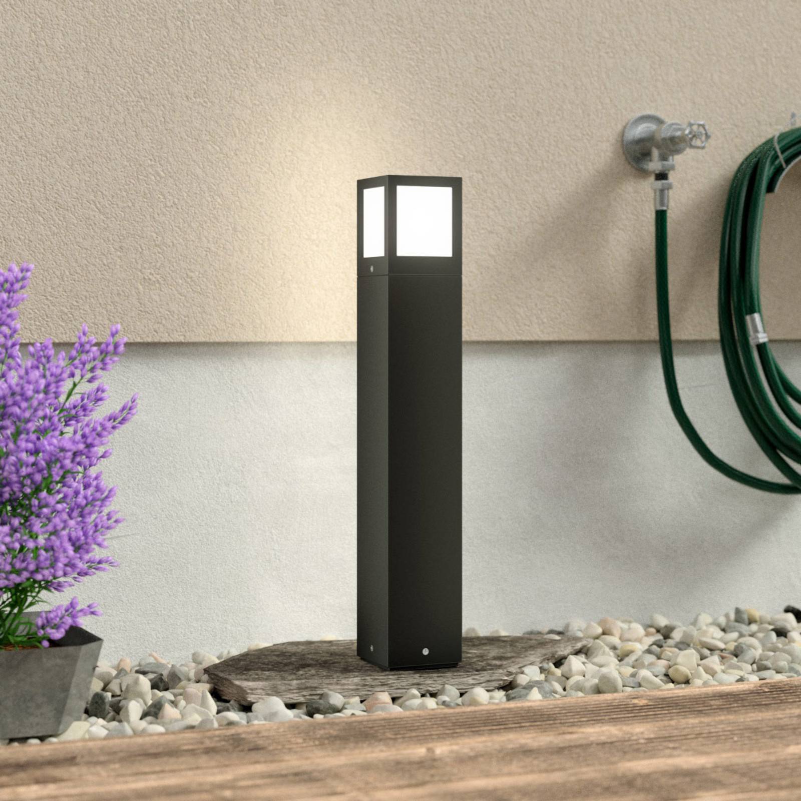 Photos - Floodlight / Street Light FARO BARCELONA Onze modern path light in dark grey 