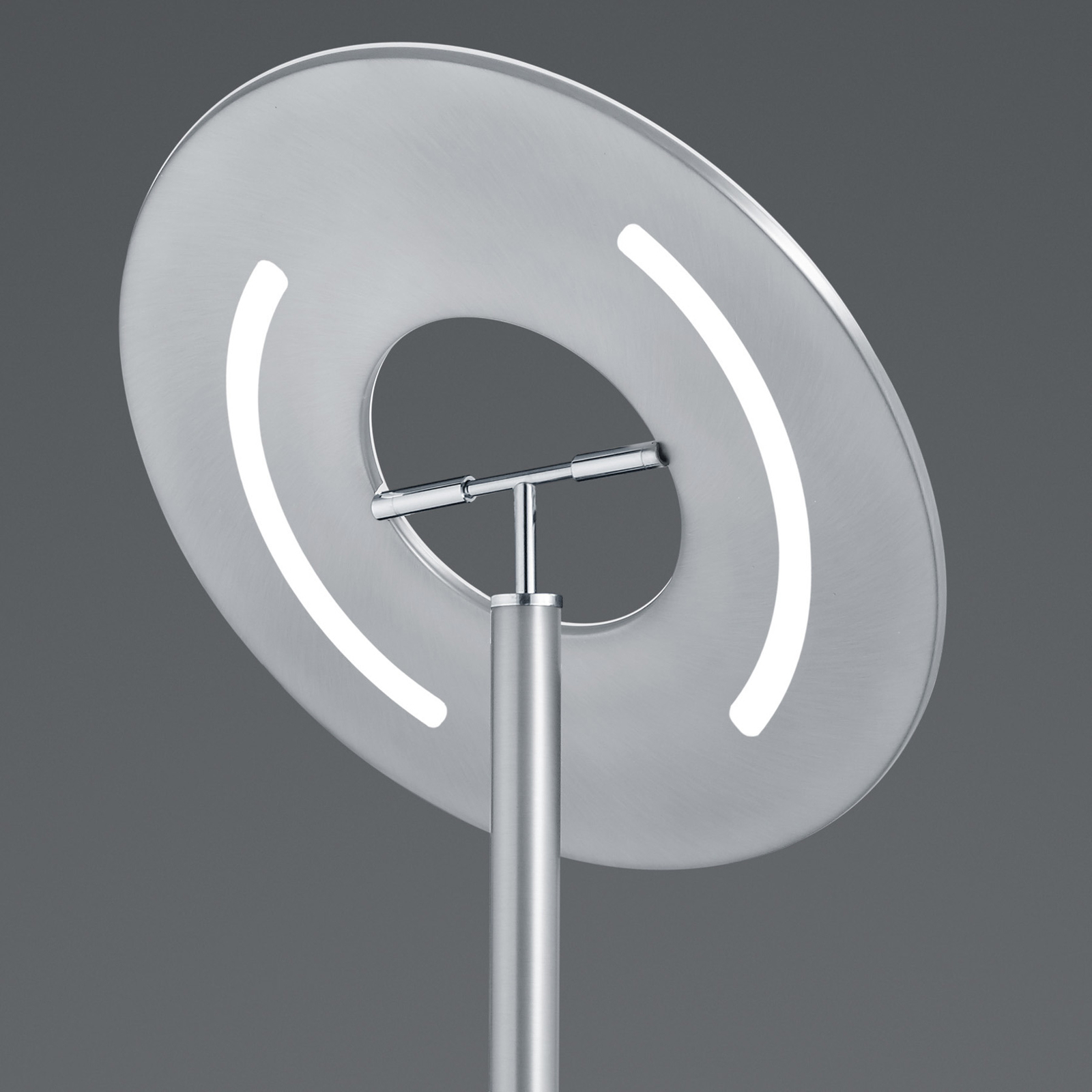 Stojací lampa Monti LED ze železa, nikl, CCT