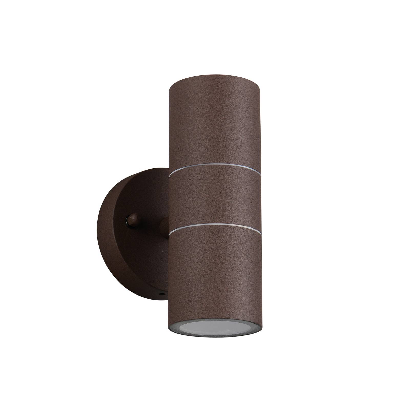 Außenwandlampe Turia, rostfarben, Höhe 16 cm, Metall