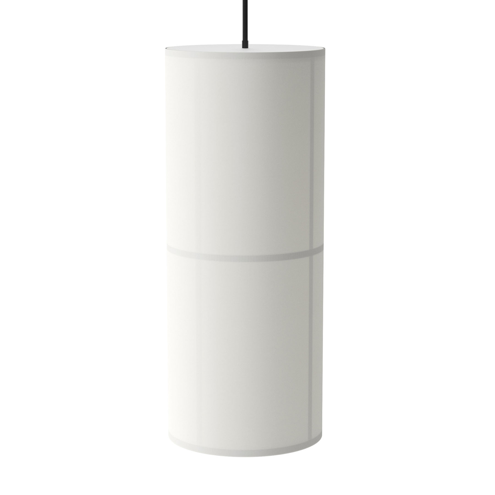 Audo Hashira lámpara colgante de lino Ø30cm blanco