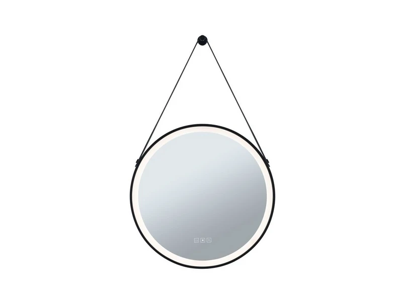 Paulmann - Mirra LED Illuminated Spiegel IP44 Dim. Black/Mirror