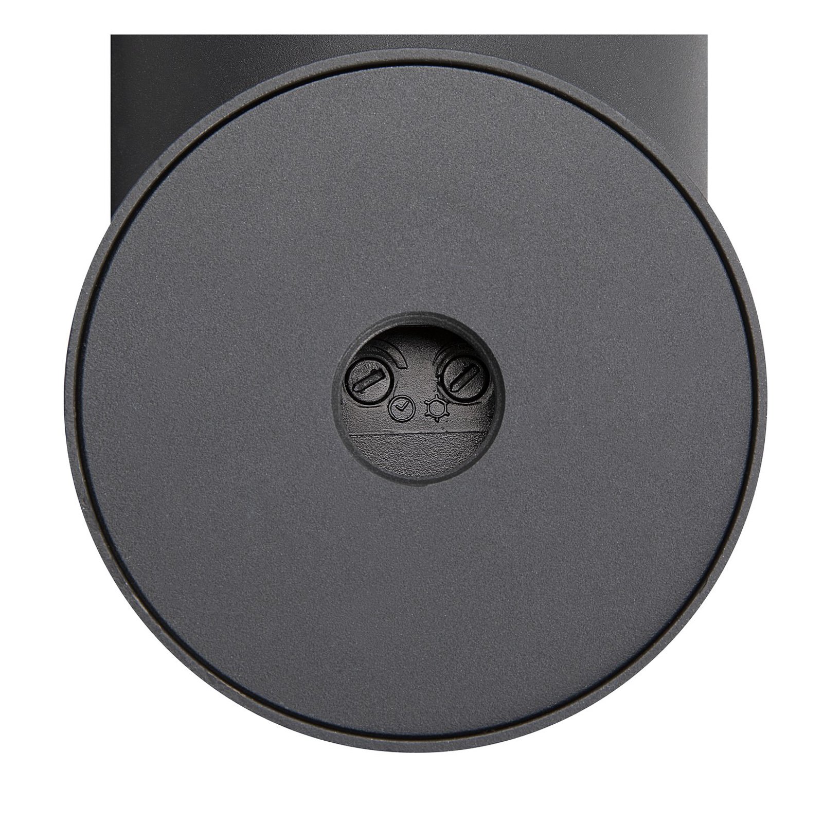Ovalisk Buiten Wandlamp w/Sensor LED Anthracite - SLV