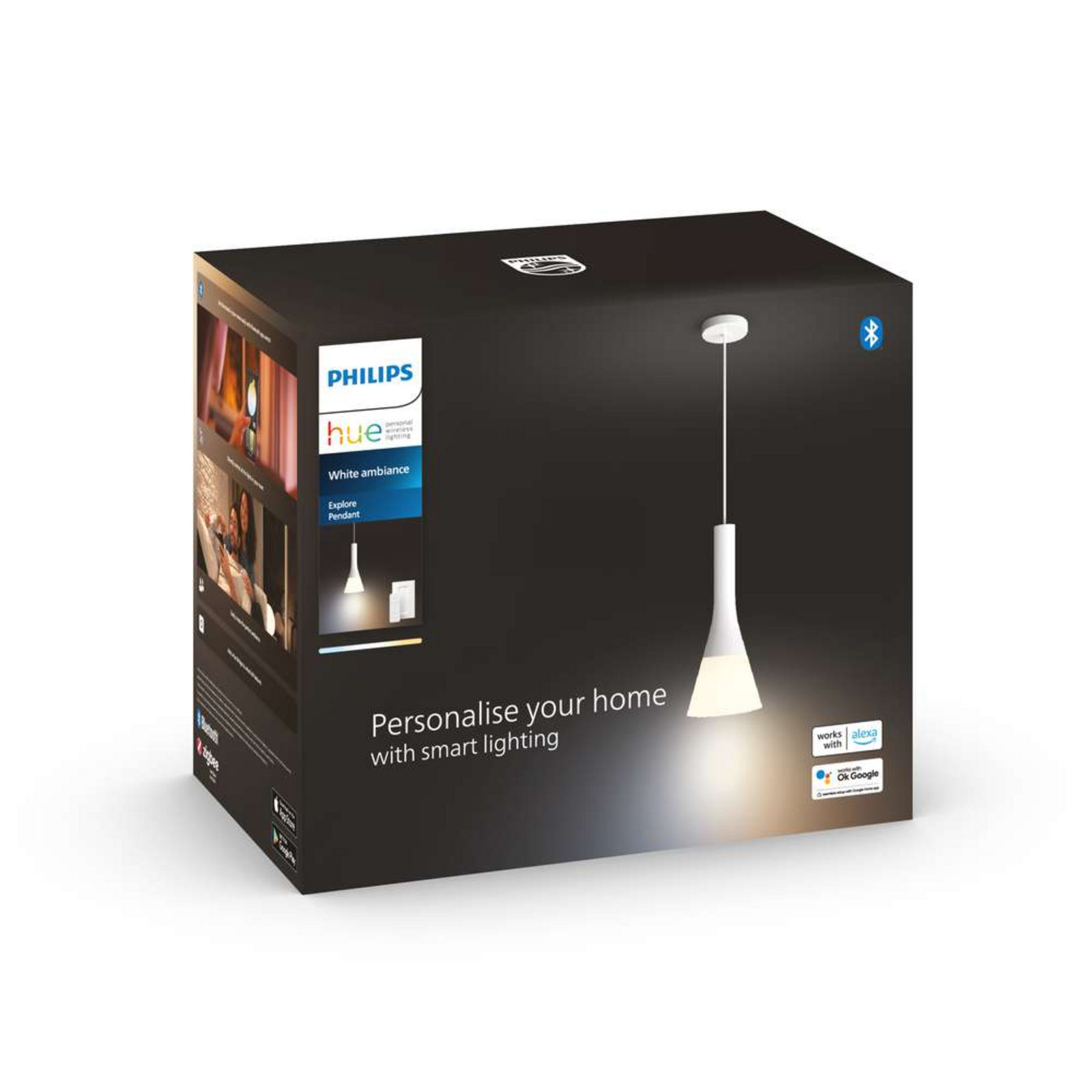 Explore Hue Závěsné Světlo Bílá - Philips Hue