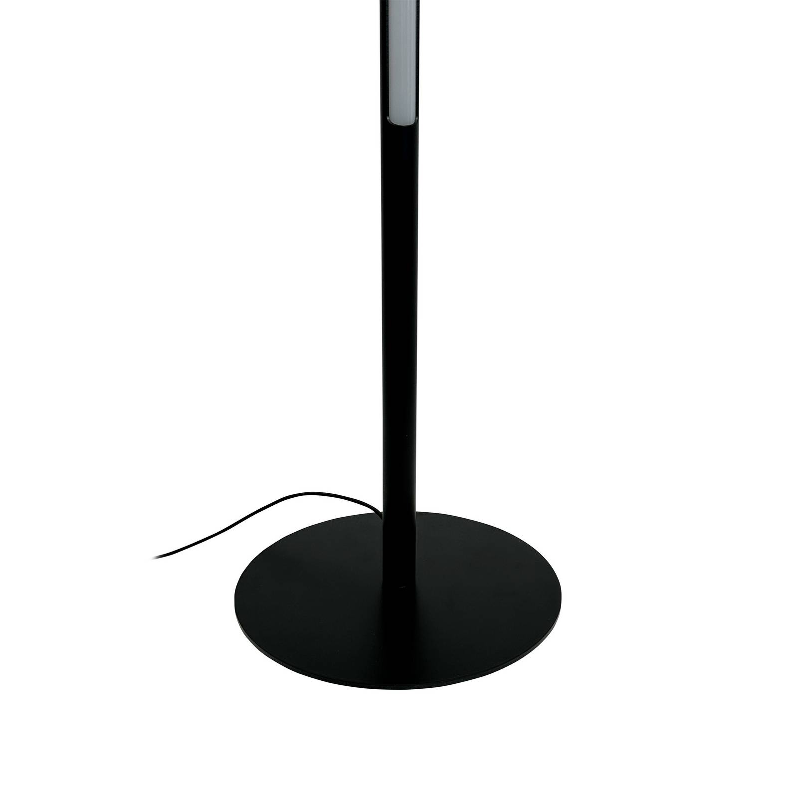 Dyberg Larsen Lampa stojąca LED Vagner, czarna, wysokość 150 cm