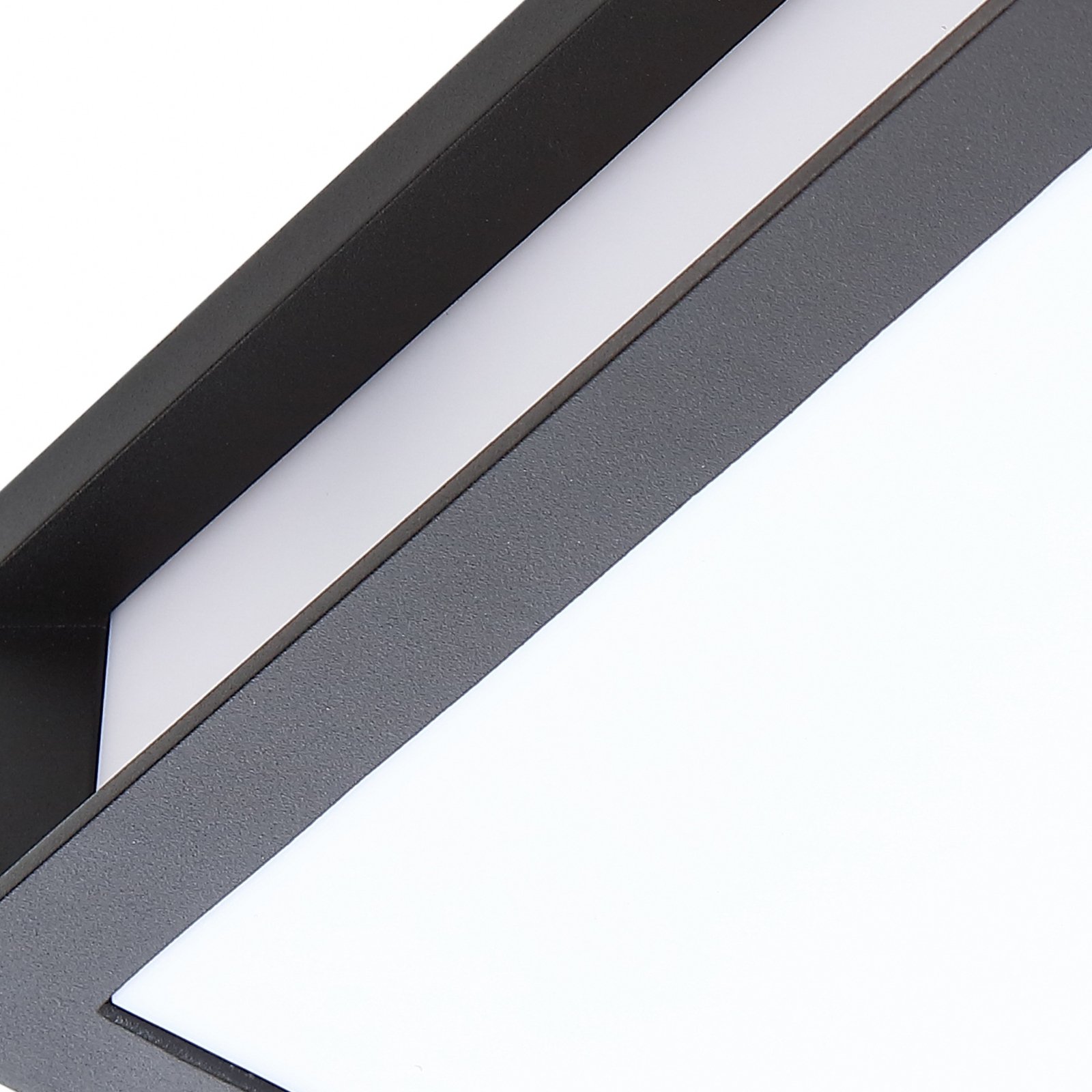 Applique da esterno Lindby Sivana, nero, alluminio, 26 cm x 26 cm