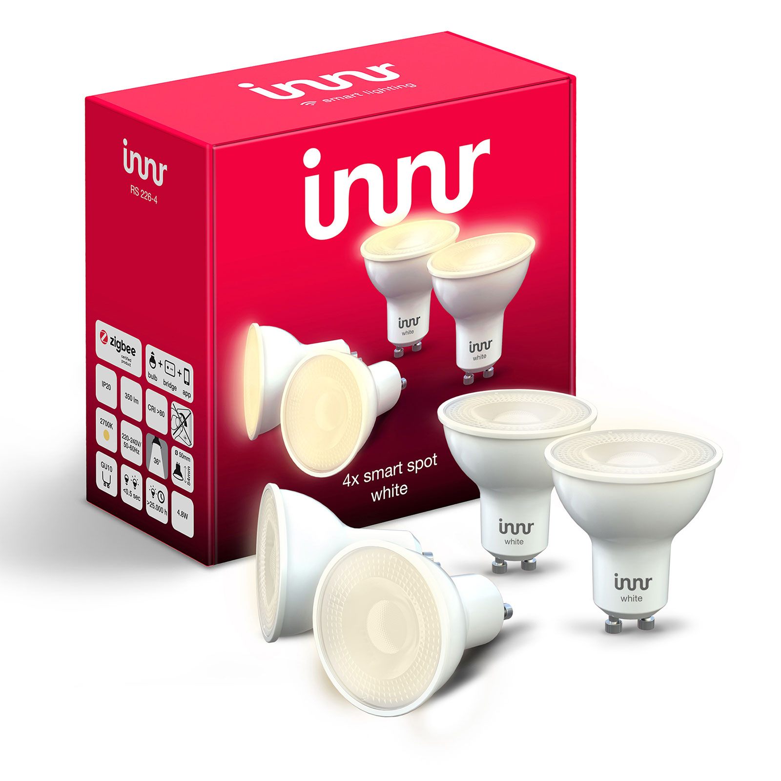 innr-smart-led-spot-gu10-4-8w-36-350lm-827-per-4-lampen24-nl