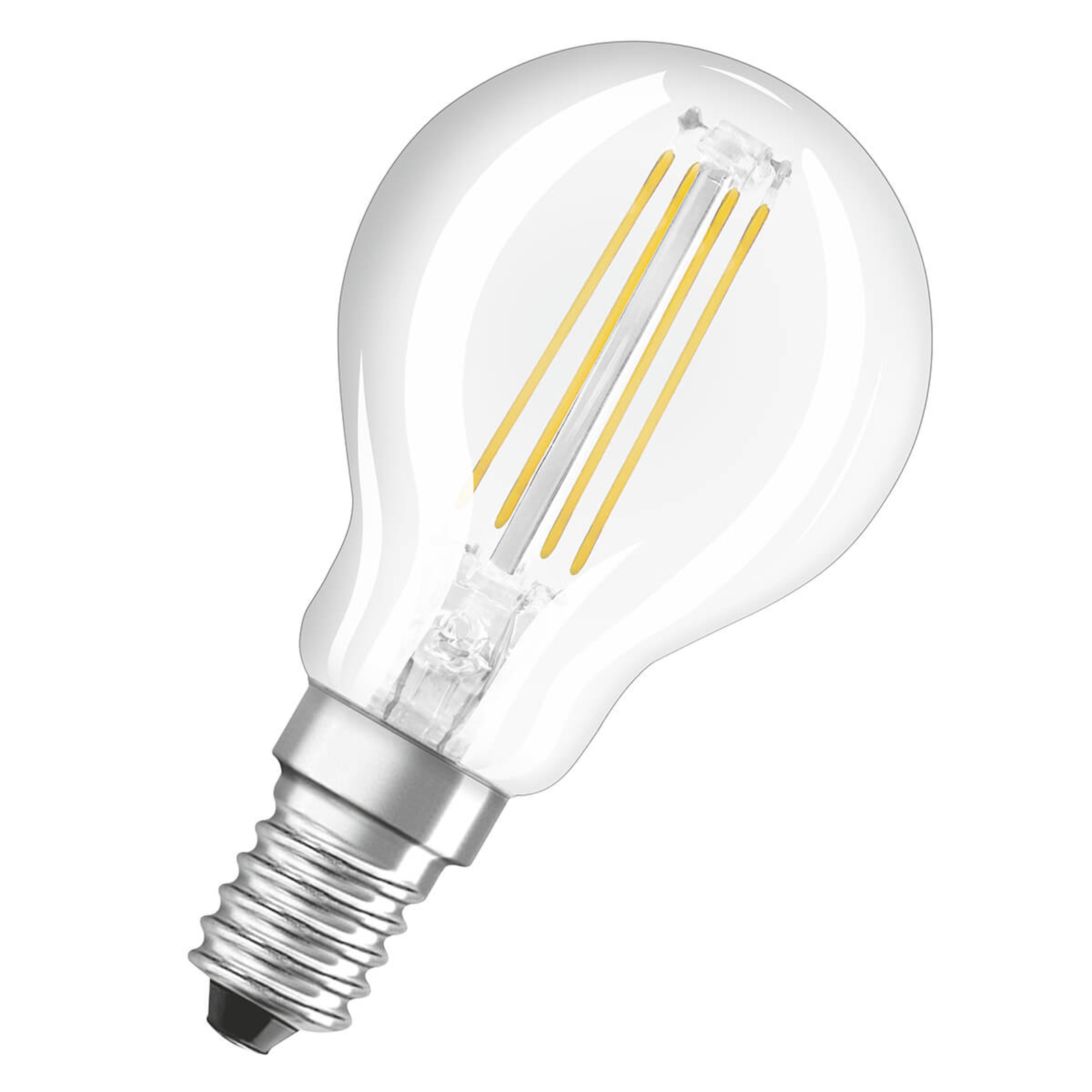 OSRAM LED-dropplampa E14 4 W, varmvit, 470 lumen