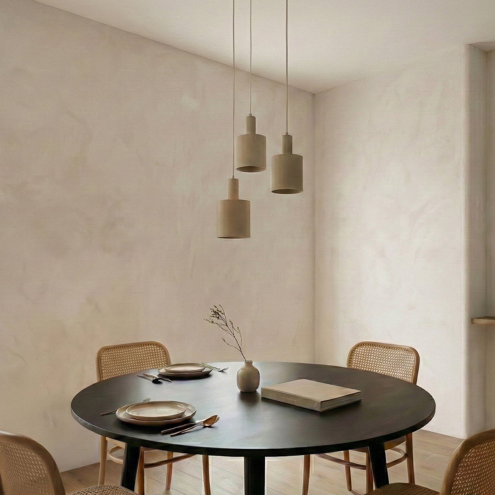 Ovelia 3 Round Suspension Beige - Lindby