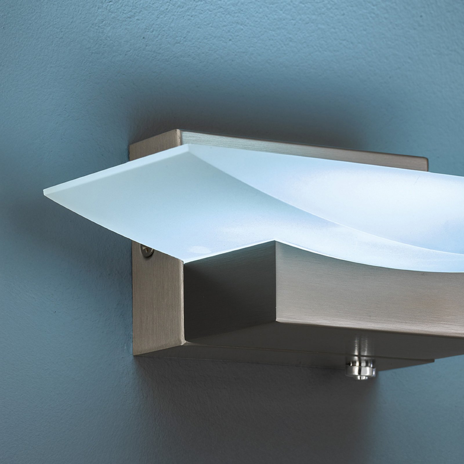 Aplică perete LED Bowl TW CCT lățime 30cm, nichel Aplică perete LED Bowl TW CCT lățime 30cm, nichel