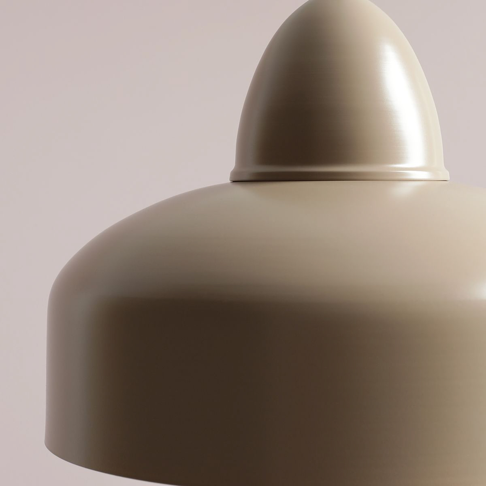 Mille pendant light, 1-bulb, beige