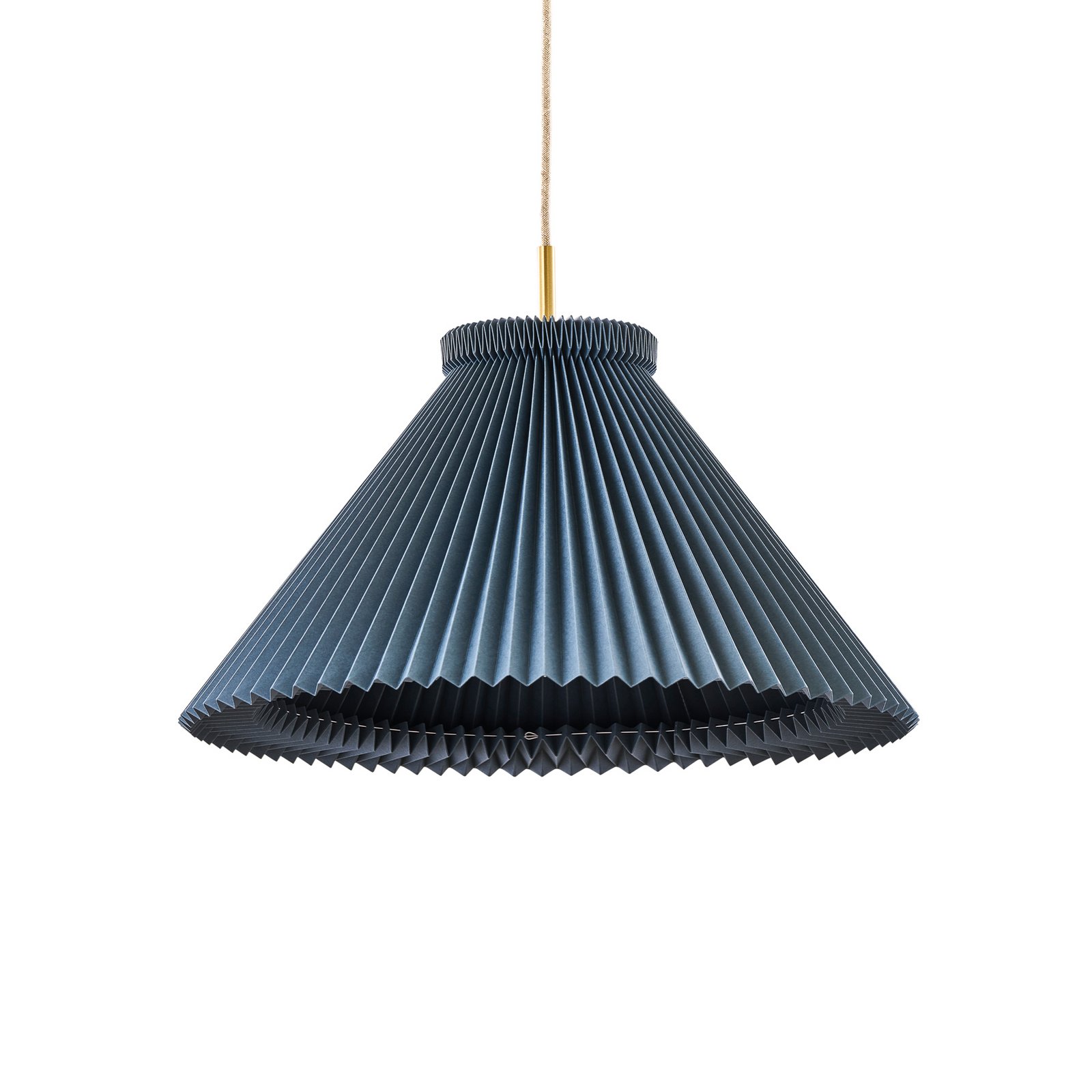 LE KLINT Hängeleuchte Model 1, blau, Papier, Ø 44 cm