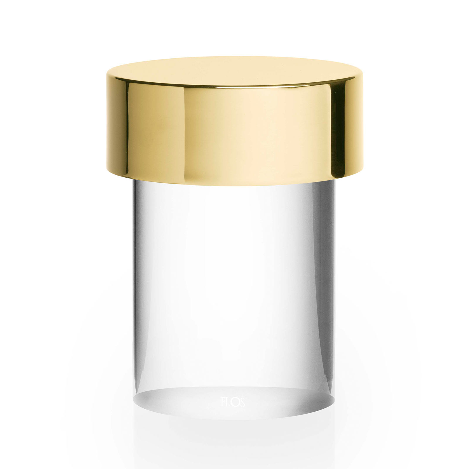 FLOS LED-Akkutischleuchte Last Order, glatt, Glas, IP20